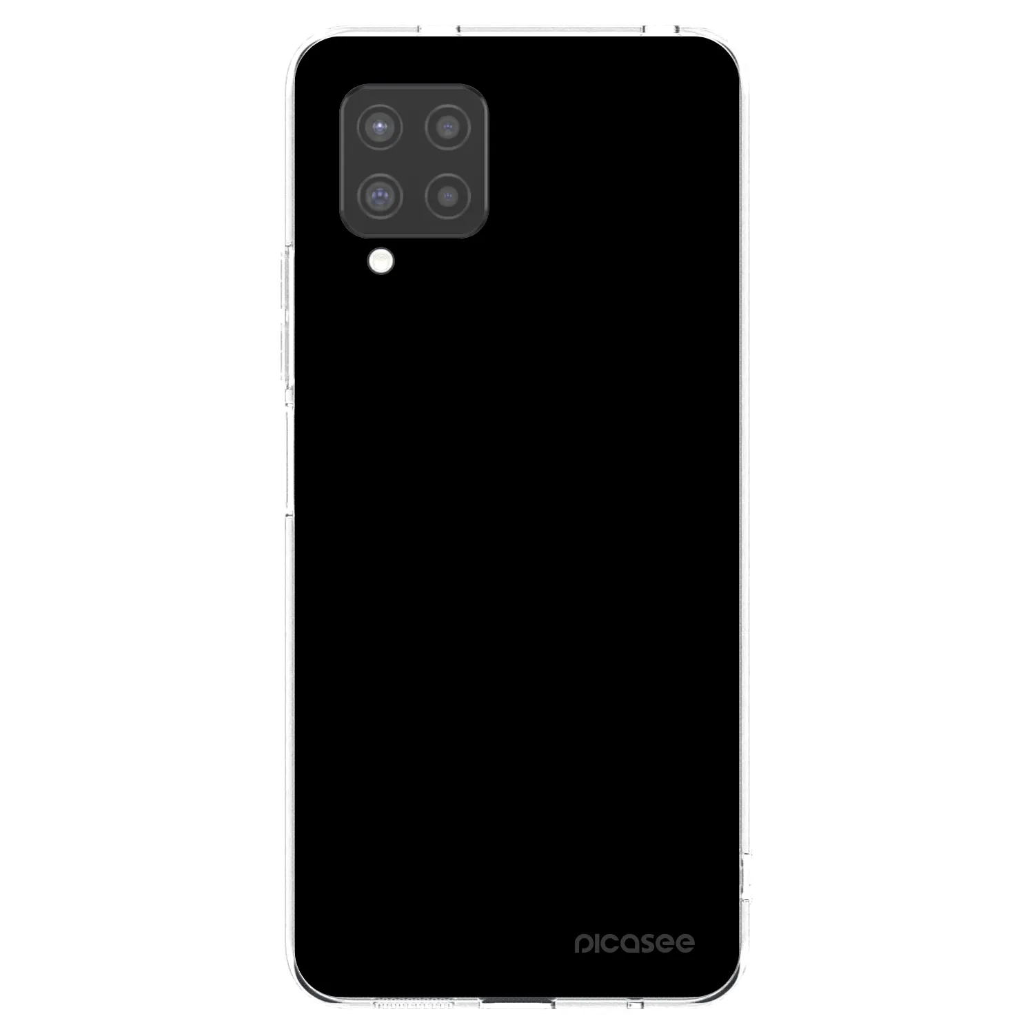 Picasee silikónový prehľadný obal pre Samsung Galaxy A42 A426B - Black Bliss