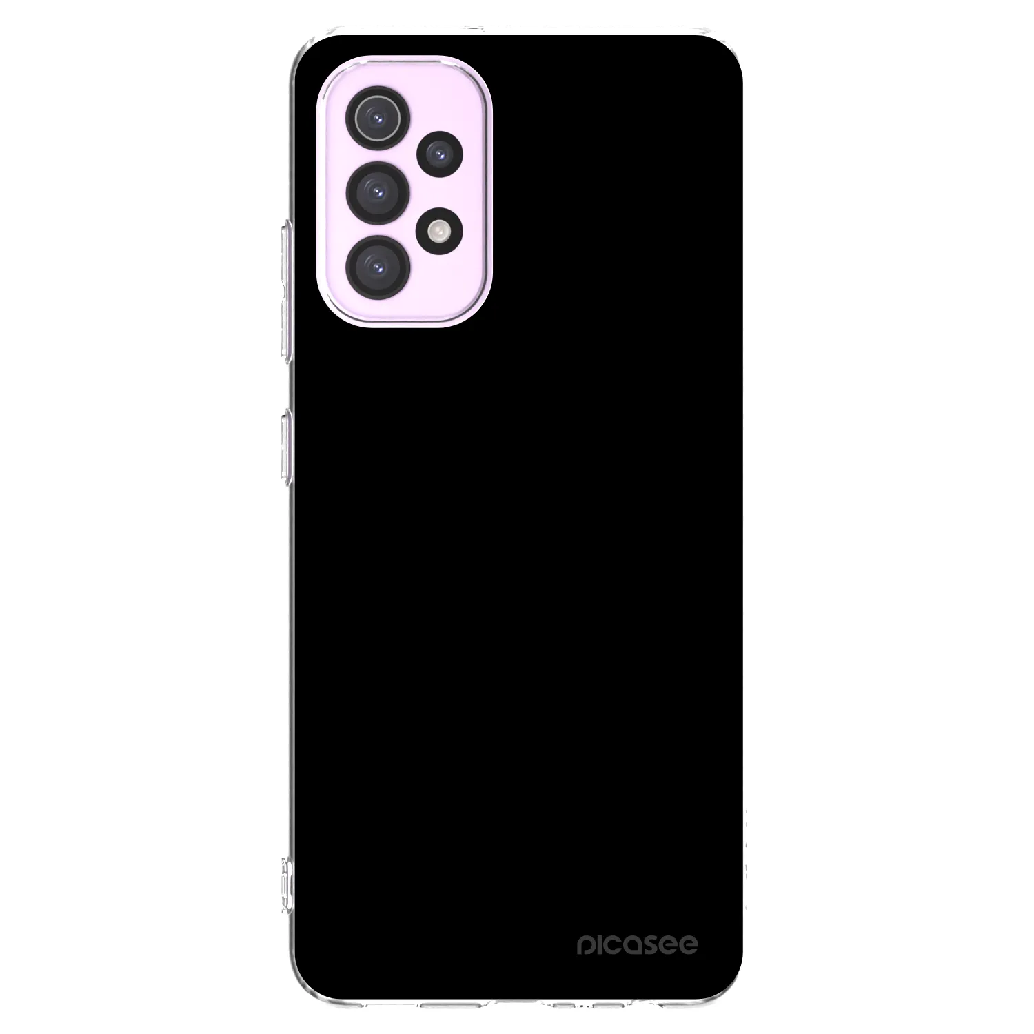 Picasee silikónový prehľadný obal pre Samsung Galaxy A32 5G A326B - Black Bliss