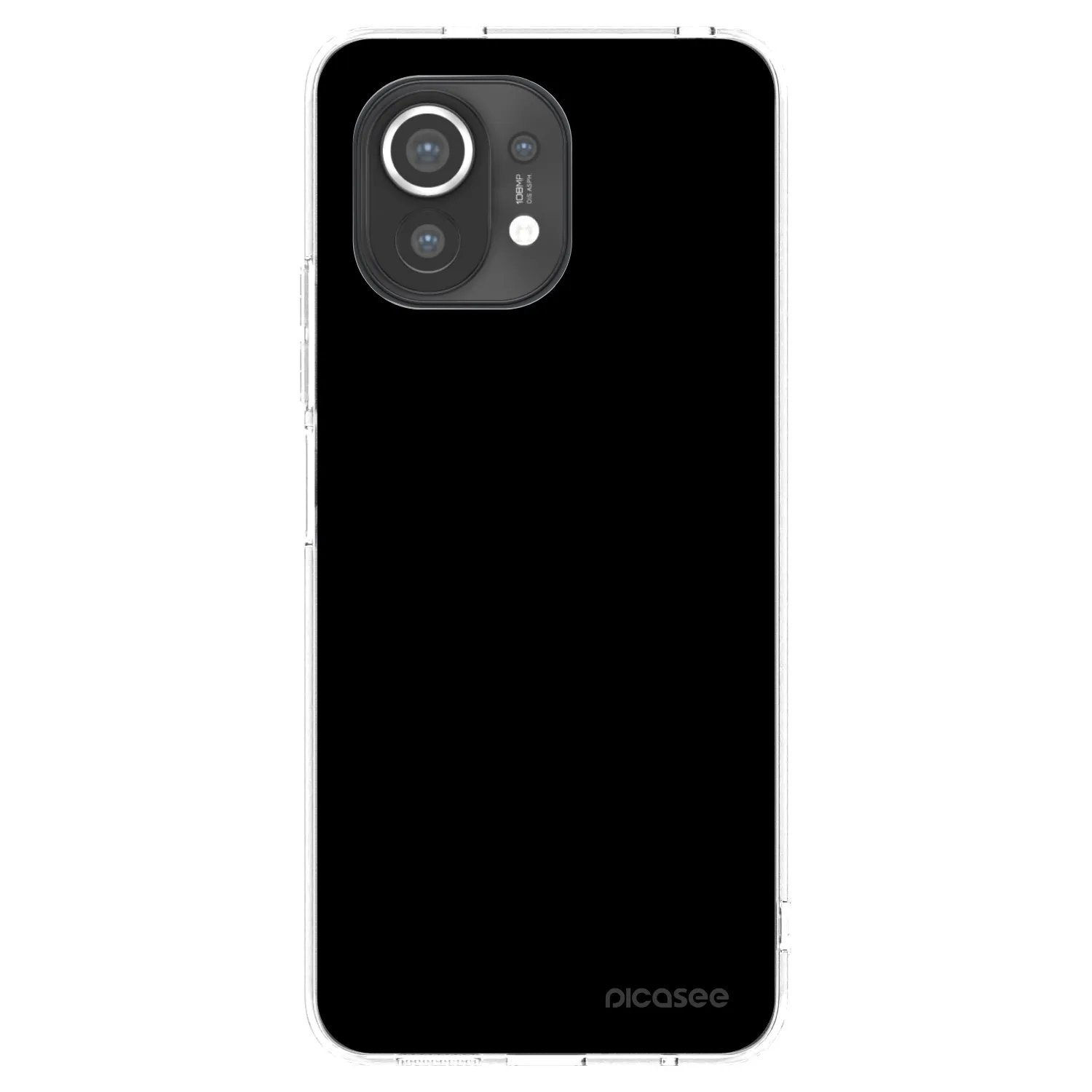 Picasee silikónový prehľadný obal pre Xiaomi Mi 11 - Black Bliss