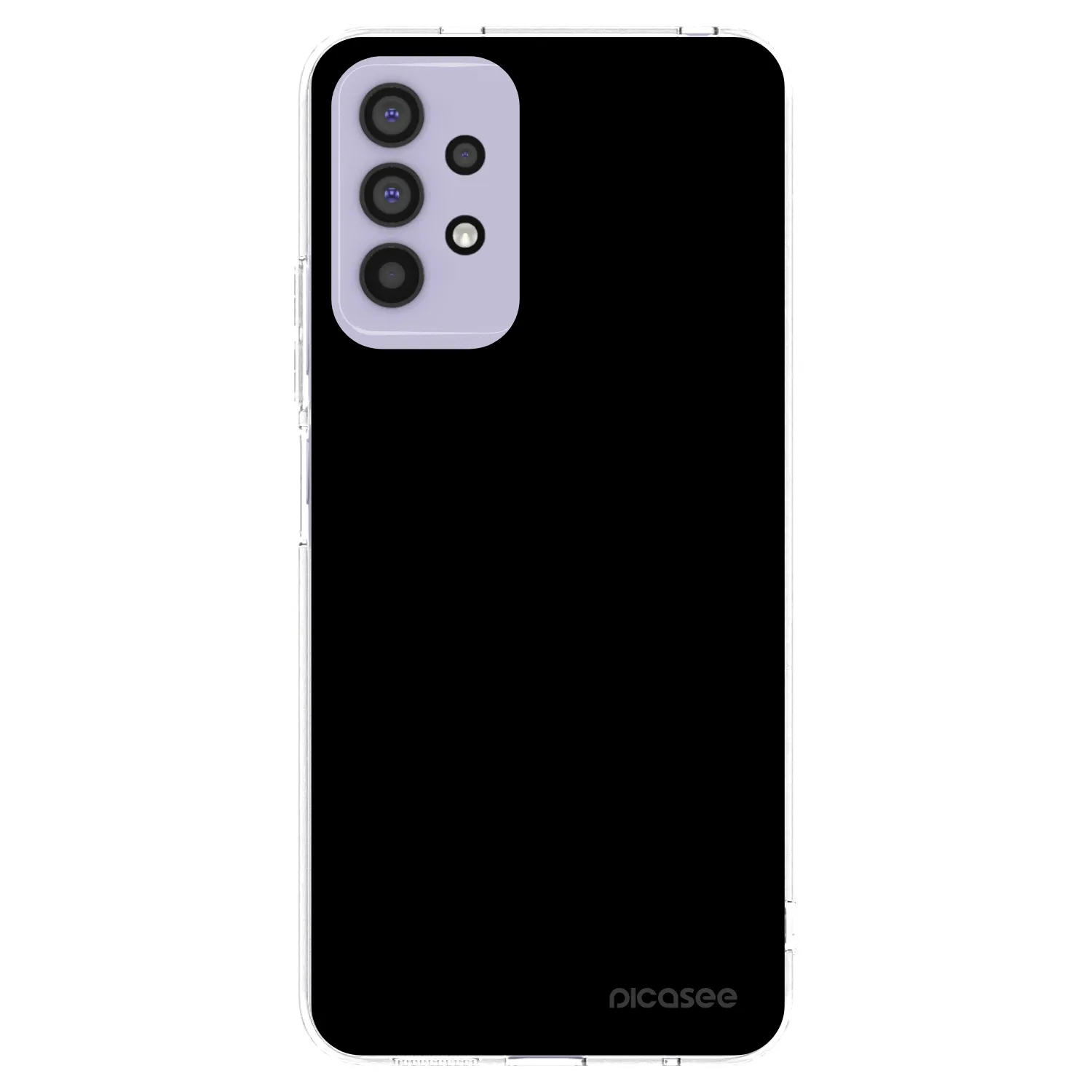 Picasee silikónový prehľadný obal pre Samsung Galaxy A32 4G SM-A325F - Black Bliss