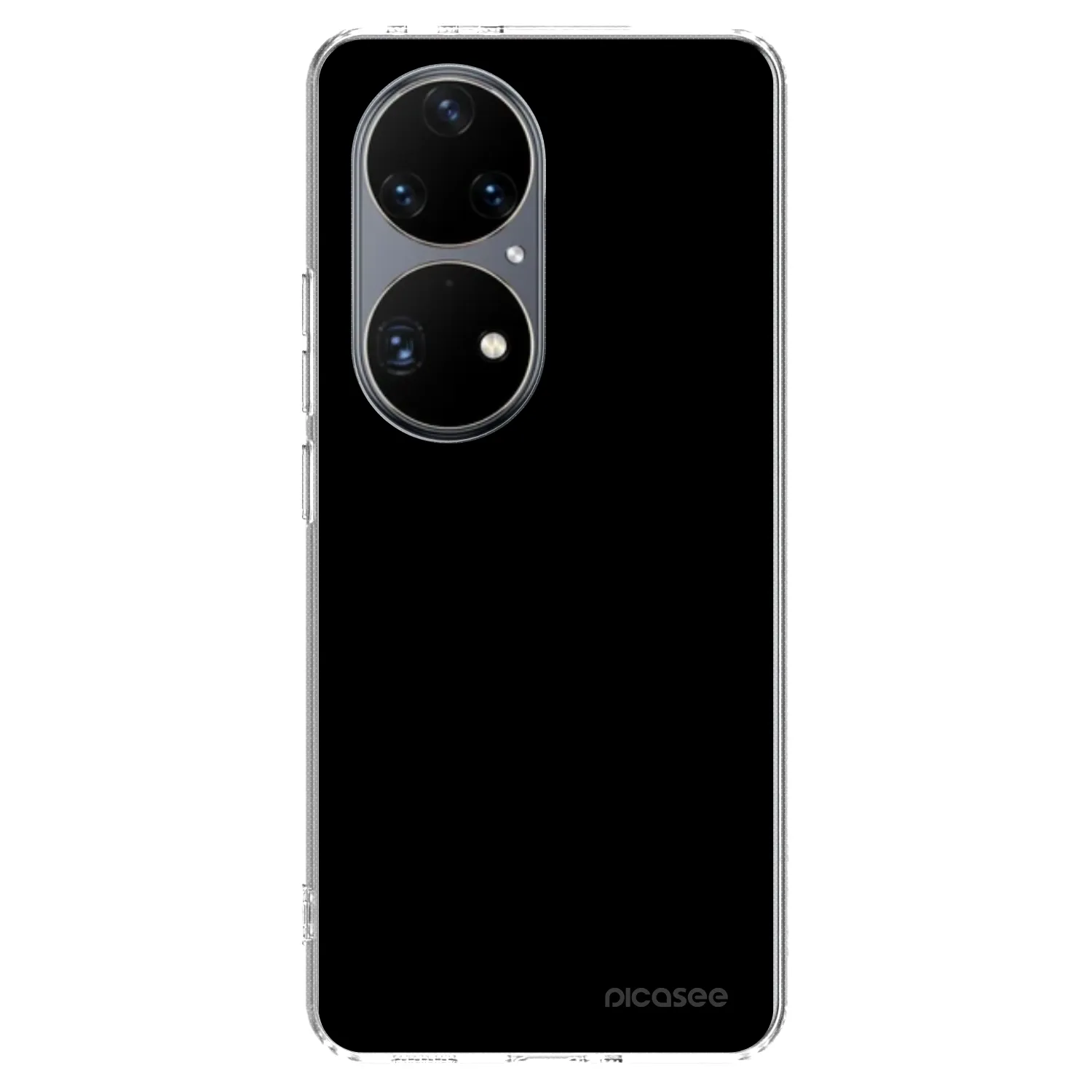 Picasee silikónový prehľadný obal pre Huawei P50 - Black Bliss