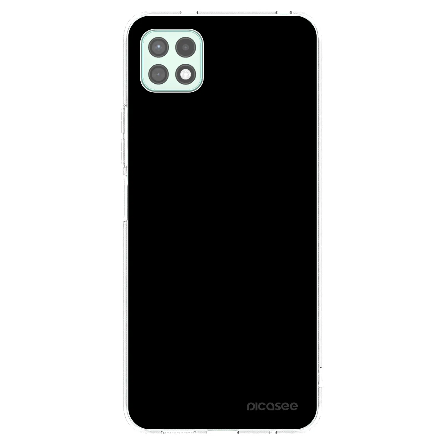 Picasee silikónový prehľadný obal pre Samsung Galaxy A22 A226B 5G - Black Bliss
