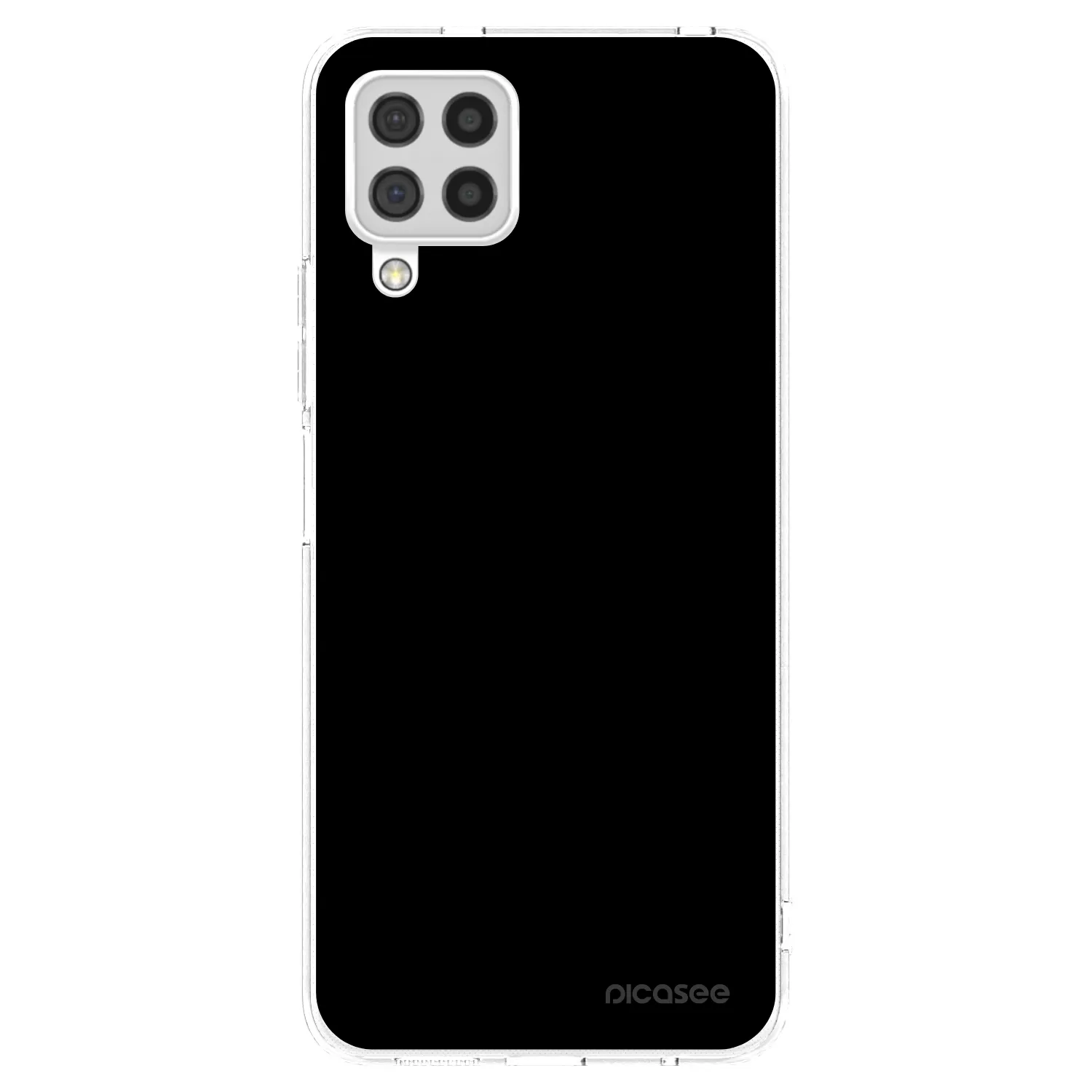 Picasee silikónový prehľadný obal pre Samsung Galaxy A22 A225F 4G - Black Bliss