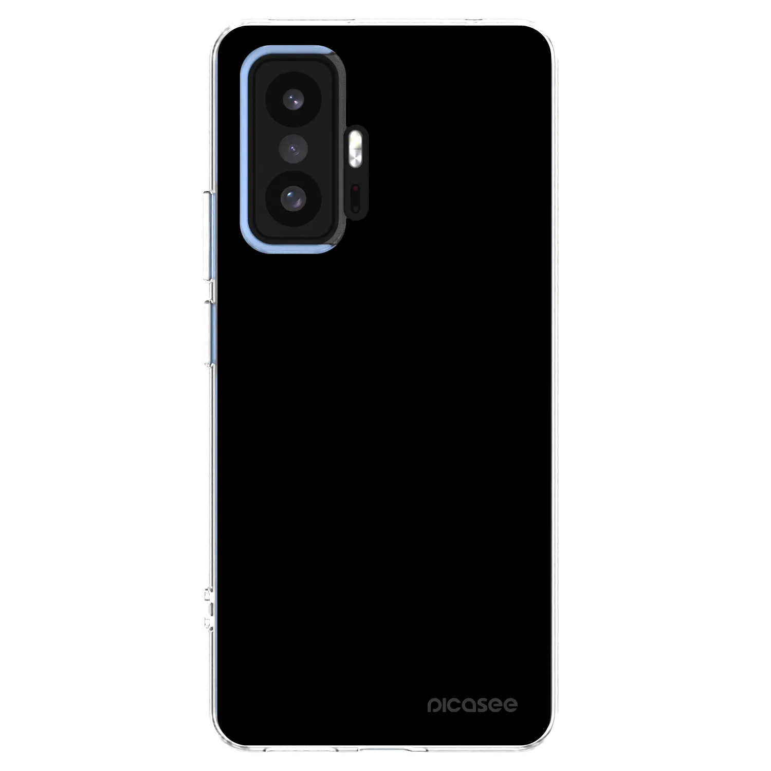 Picasee silikónový prehľadný obal pre Xiaomi 11T Pro - Black Bliss