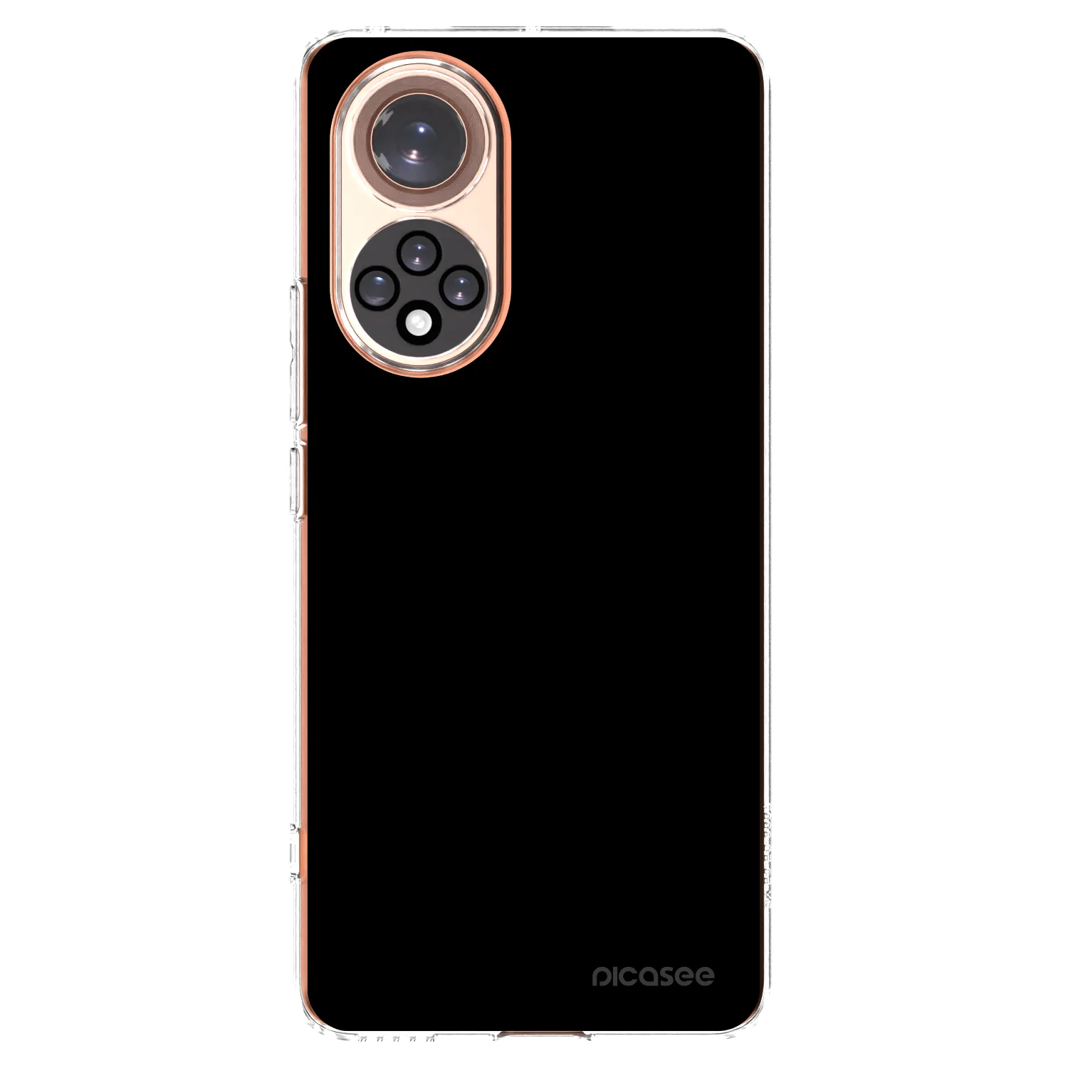 Picasee silikónový prehľadný obal pre Honor 50 5G - Black Bliss