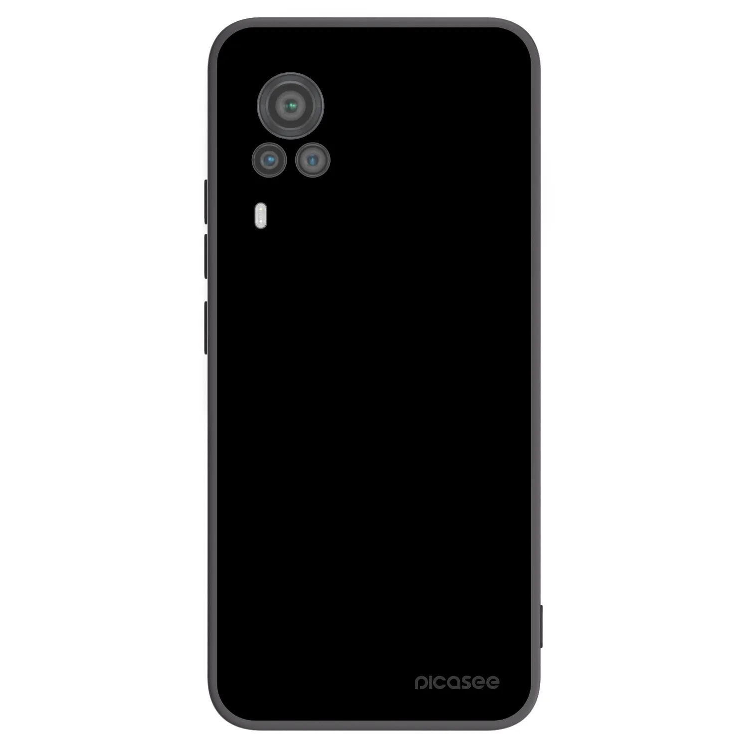 Picasee silikónový čierny obal pre Vivo X60 Pro 5G - Black Bliss