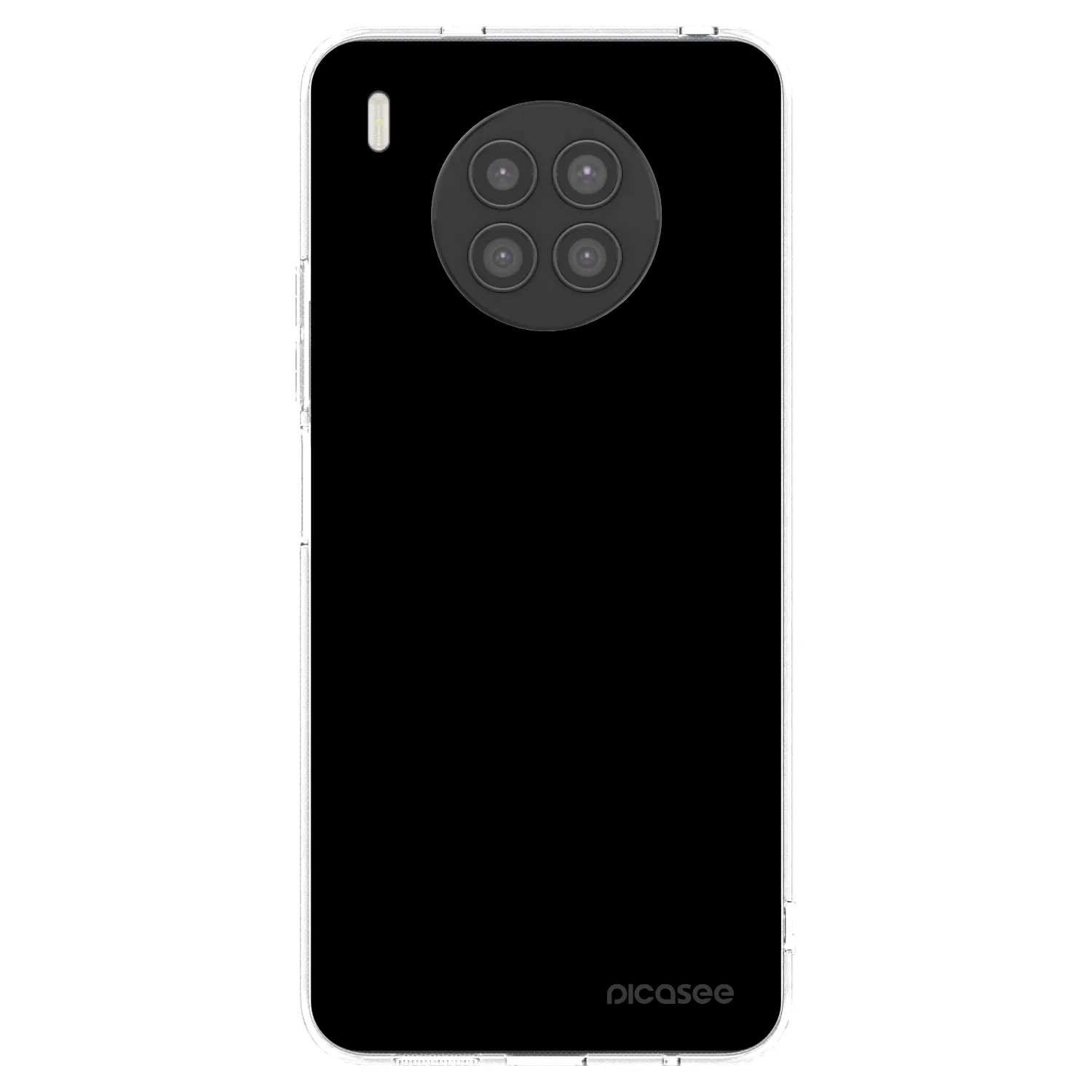 Picasee silikónový prehľadný obal pre Huawei Nova 8i - Black Bliss