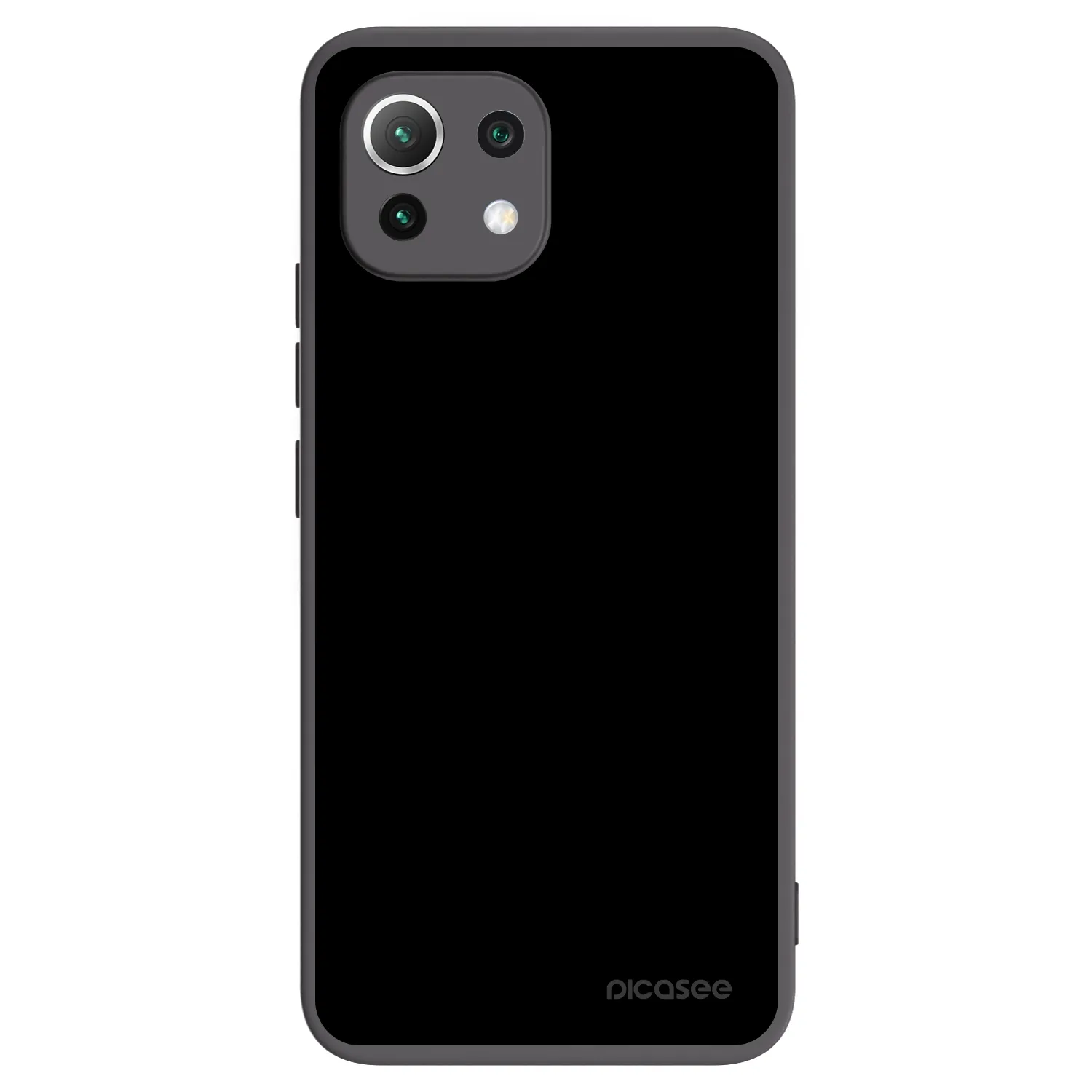 Picasee silikónový čierny obal pre Xiaomi 11 Lite 5G NE - Black Bliss