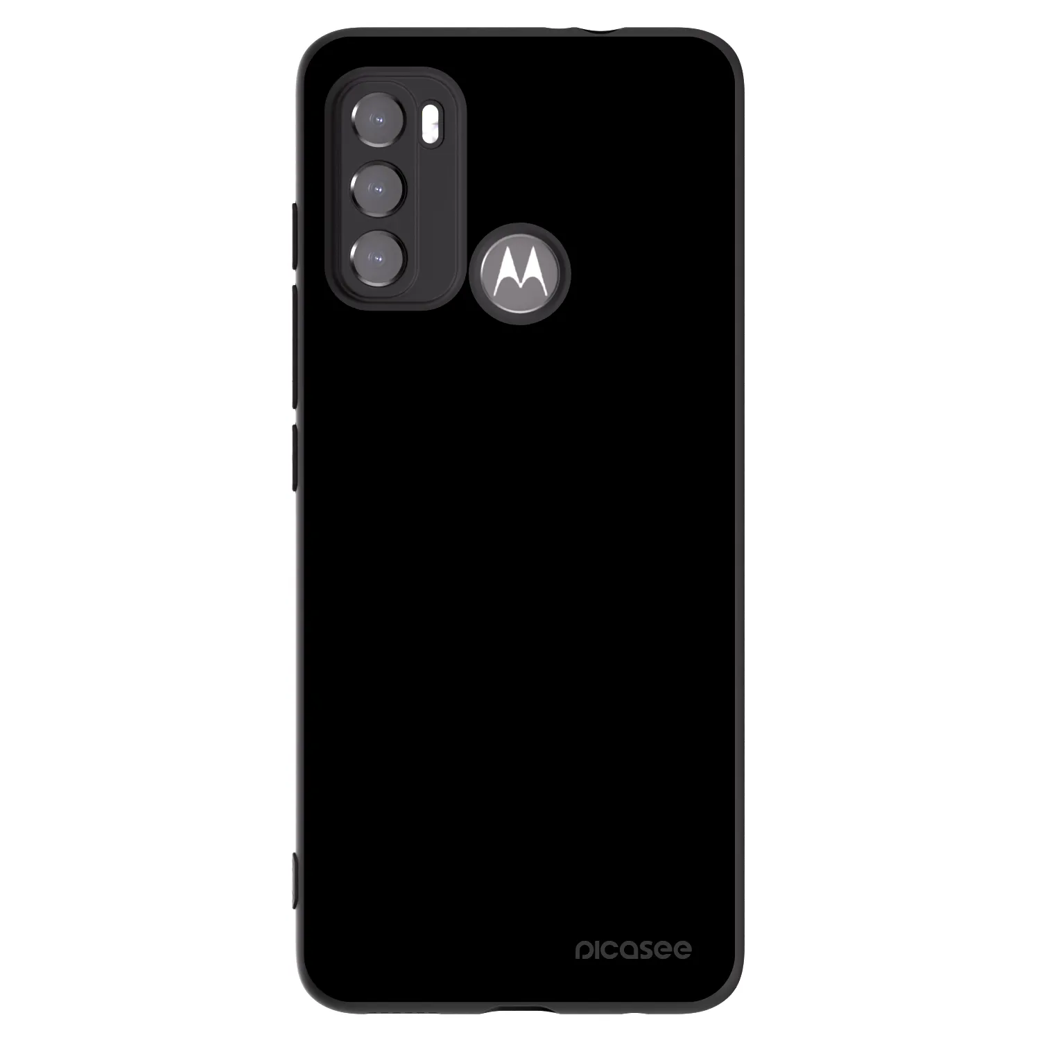 Picasee silikónový čierny obal pre Motorola Moto G60 - Black Bliss