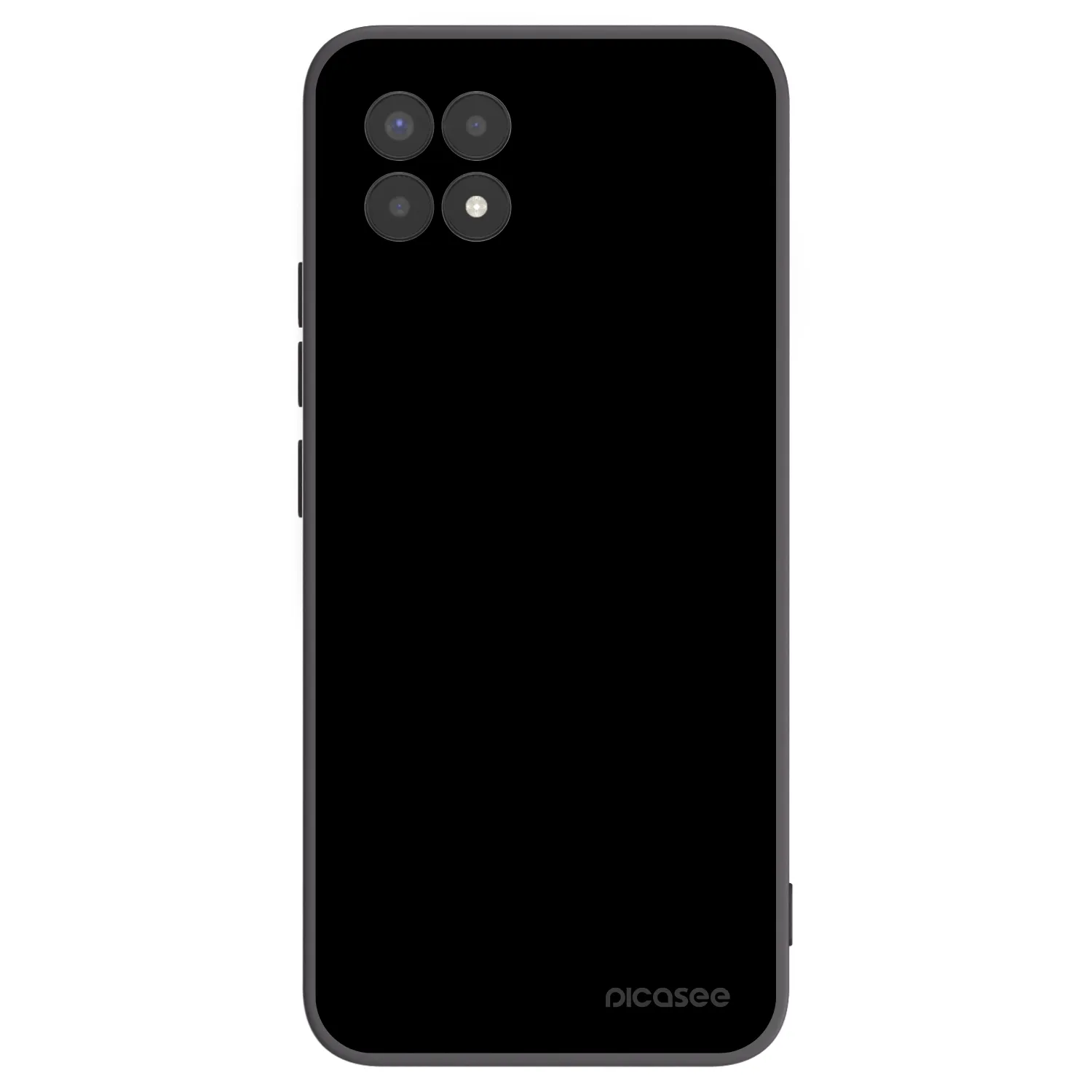 Picasee silikónový čierny obal pre Realme 8i - Black Bliss
