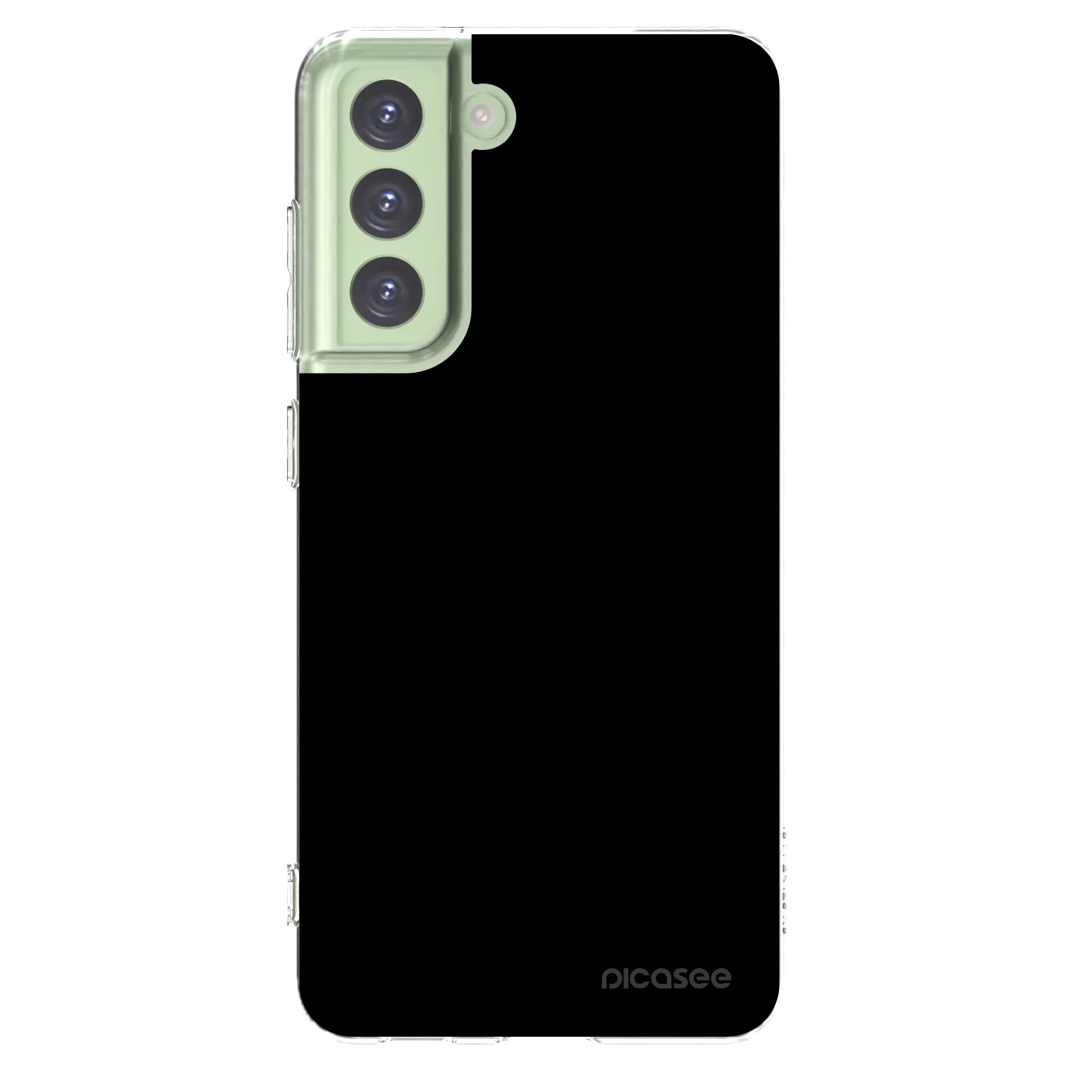 Picasee silikónový prehľadný obal pre Samsung Galaxy S21 FE 5G - Black Bliss
