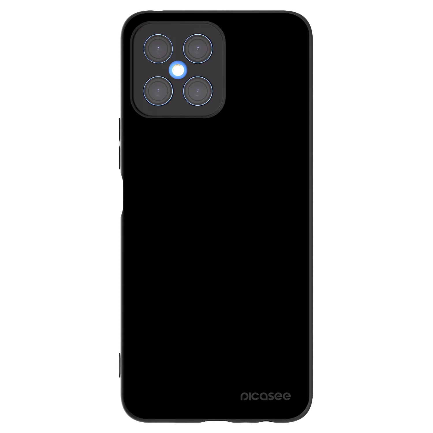 Picasee silikónový čierny obal pre Honor X8 4G - Black Bliss