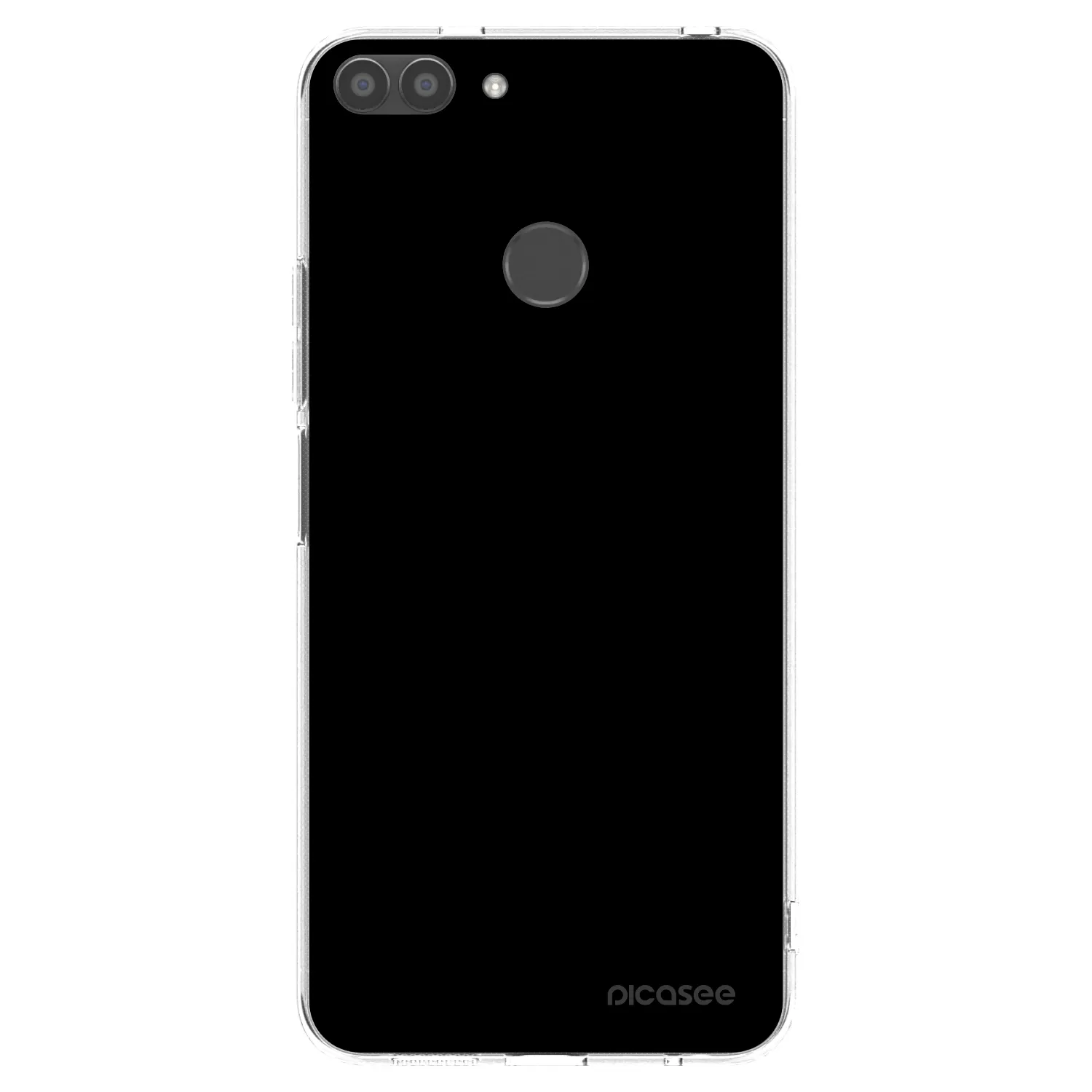 Picasee silikónový prehľadný obal pre Huawei P Smart - Black Bliss