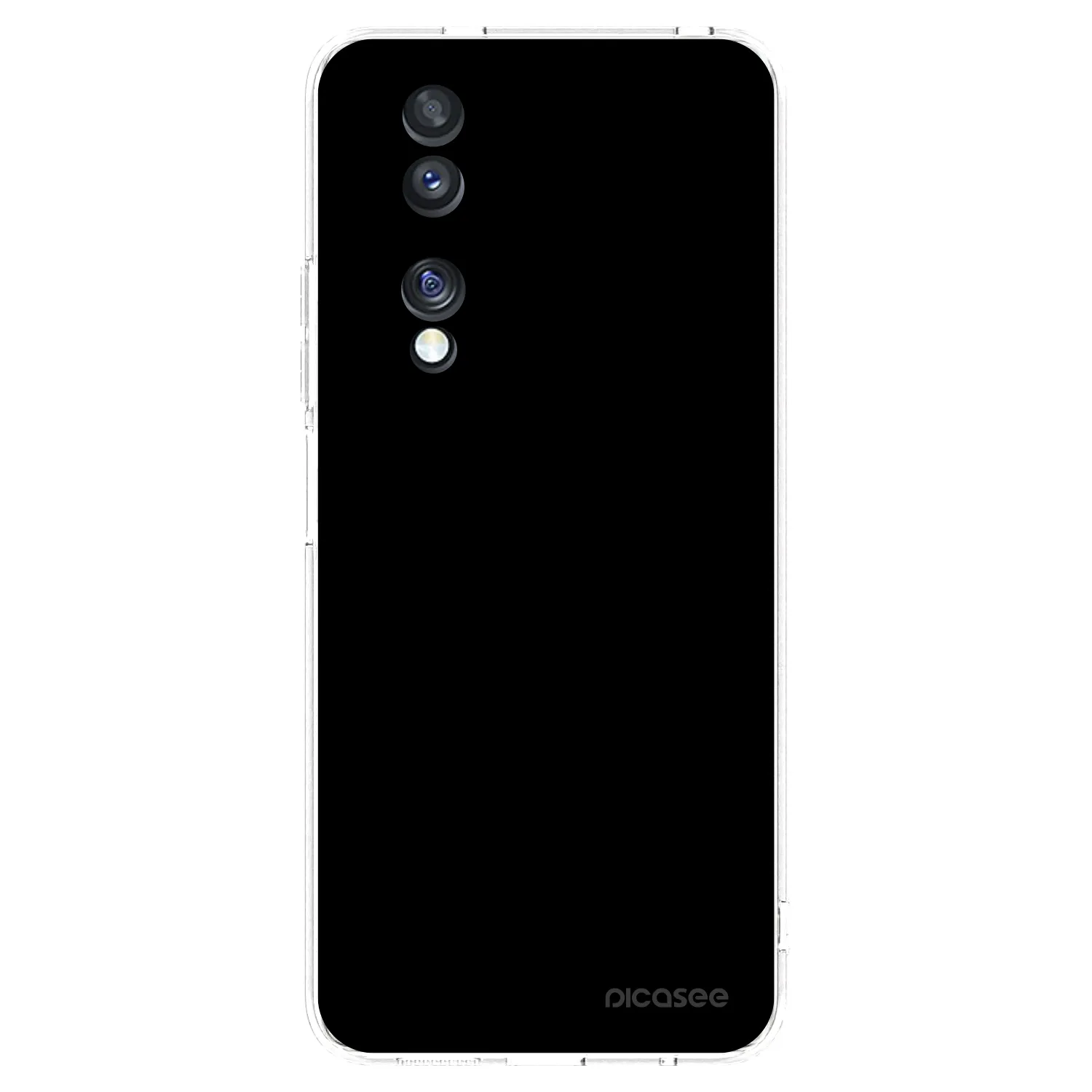 Picasee silikónový prehľadný obal pre Honor 70 - Black Bliss