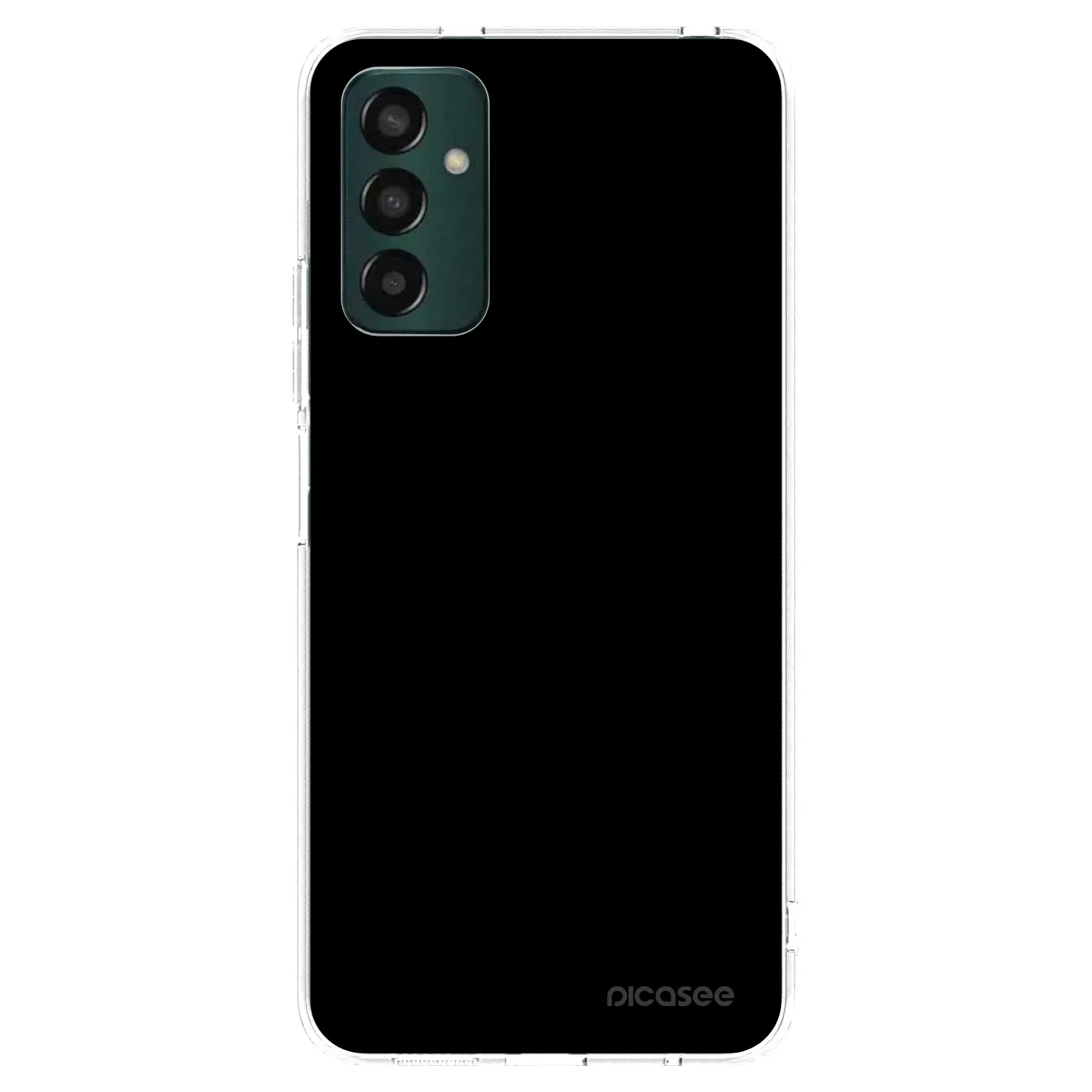 Picasee silikónový prehľadný obal pre Samsung Galaxy M23 5G - Black Bliss