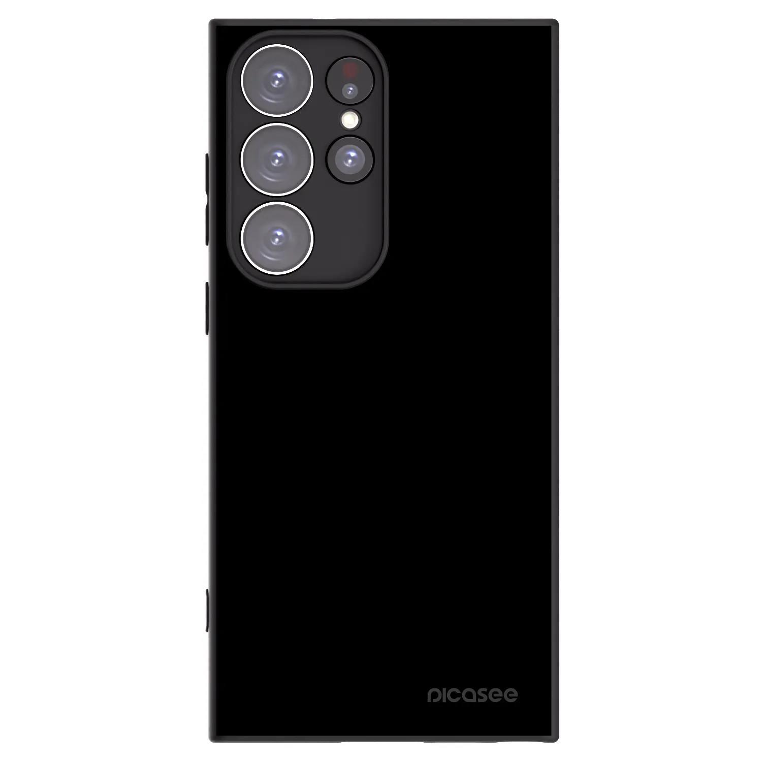 Picasee silikónový čierny obal pre Samsung Galaxy S23 Ultra 5G - Black Bliss
