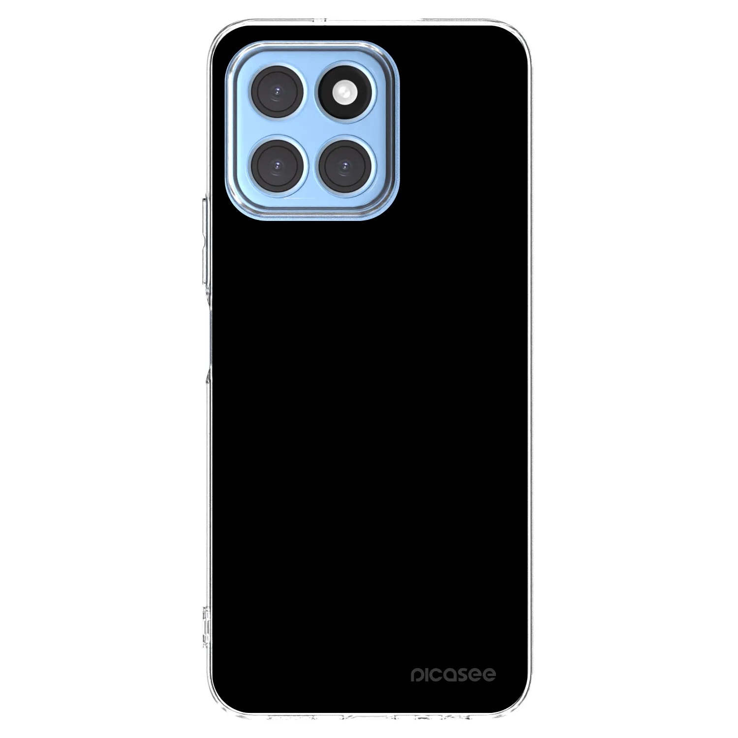 Picasee silikónový prehľadný obal pre Honor X8 5G - Black Bliss