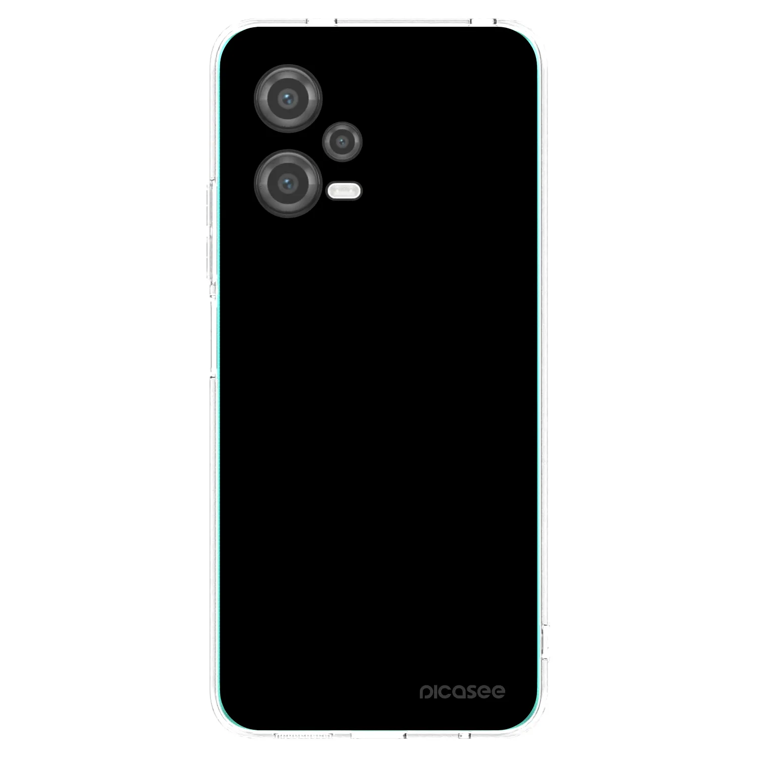 Picasee silikónový prehľadný obal pre Xiaomi Poco X5 - Black Bliss