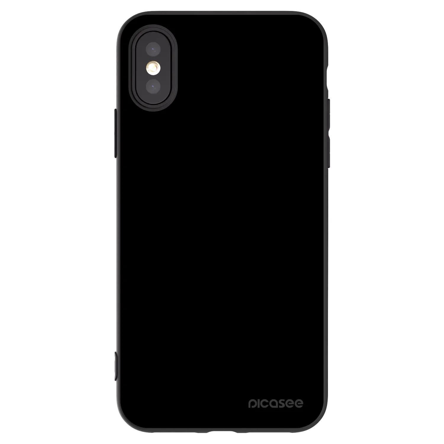 Picasee silikónový čierny obal pre Apple iPhone X/XS - Black Bliss