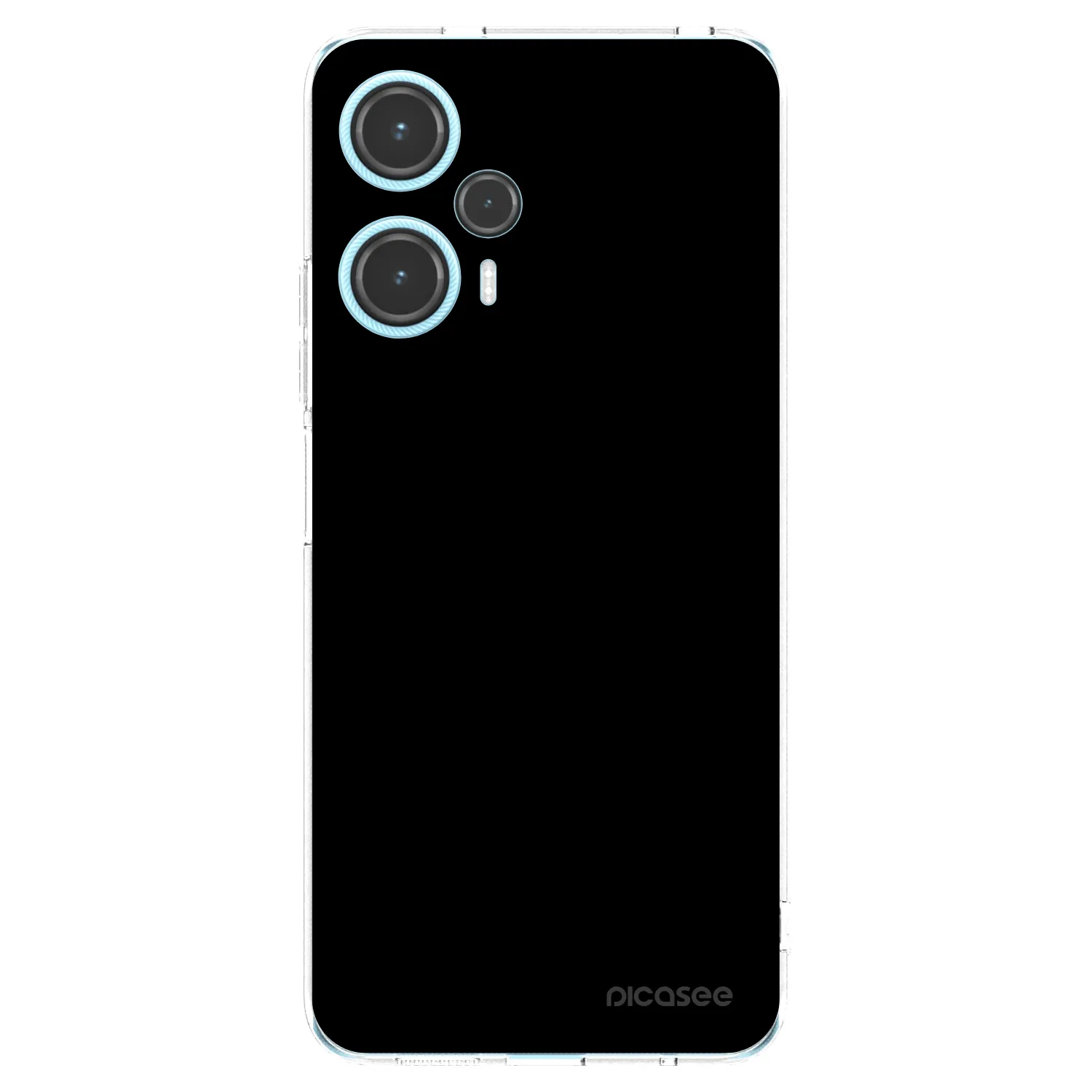 Picasee silikónový prehľadný obal pre Xiaomi Poco F5 - Black Bliss