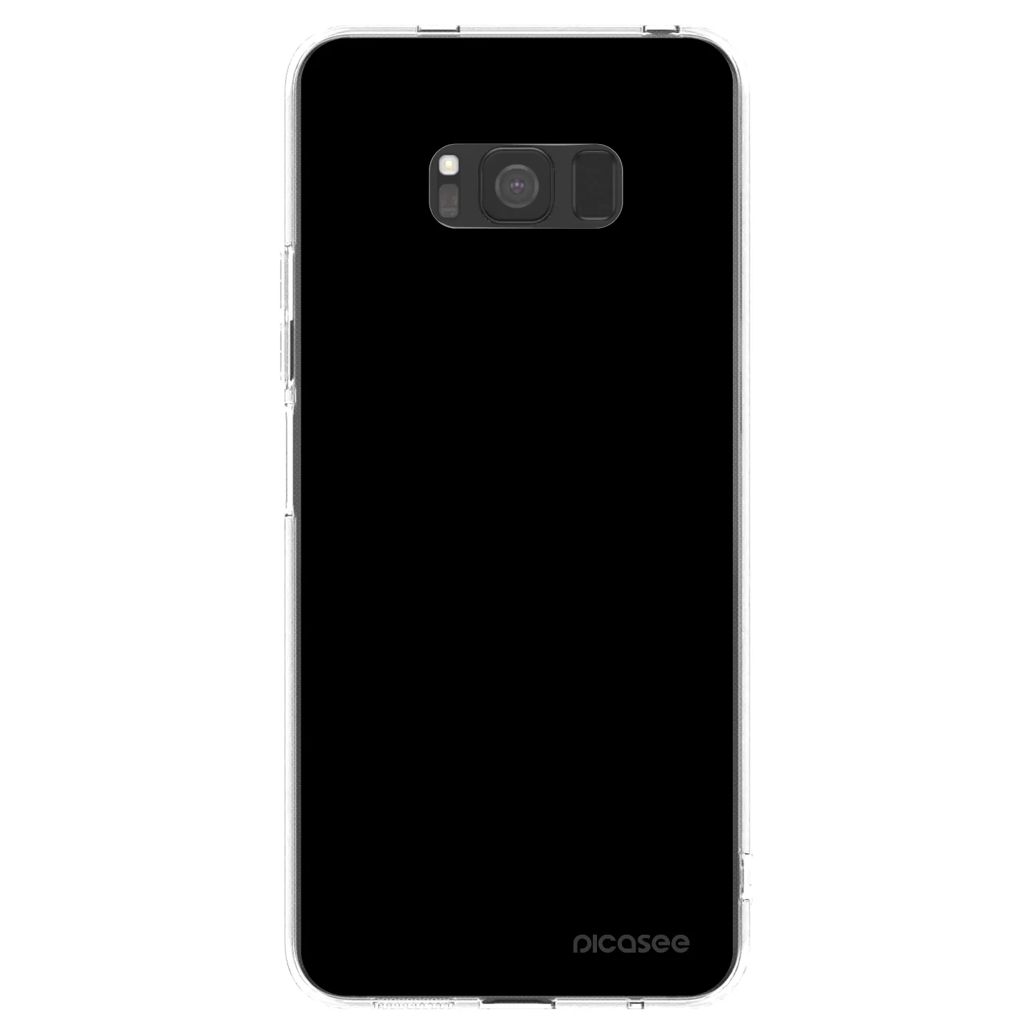 Picasee silikónový prehľadný obal pre Samsung Galaxy S8 G950F - Black Bliss