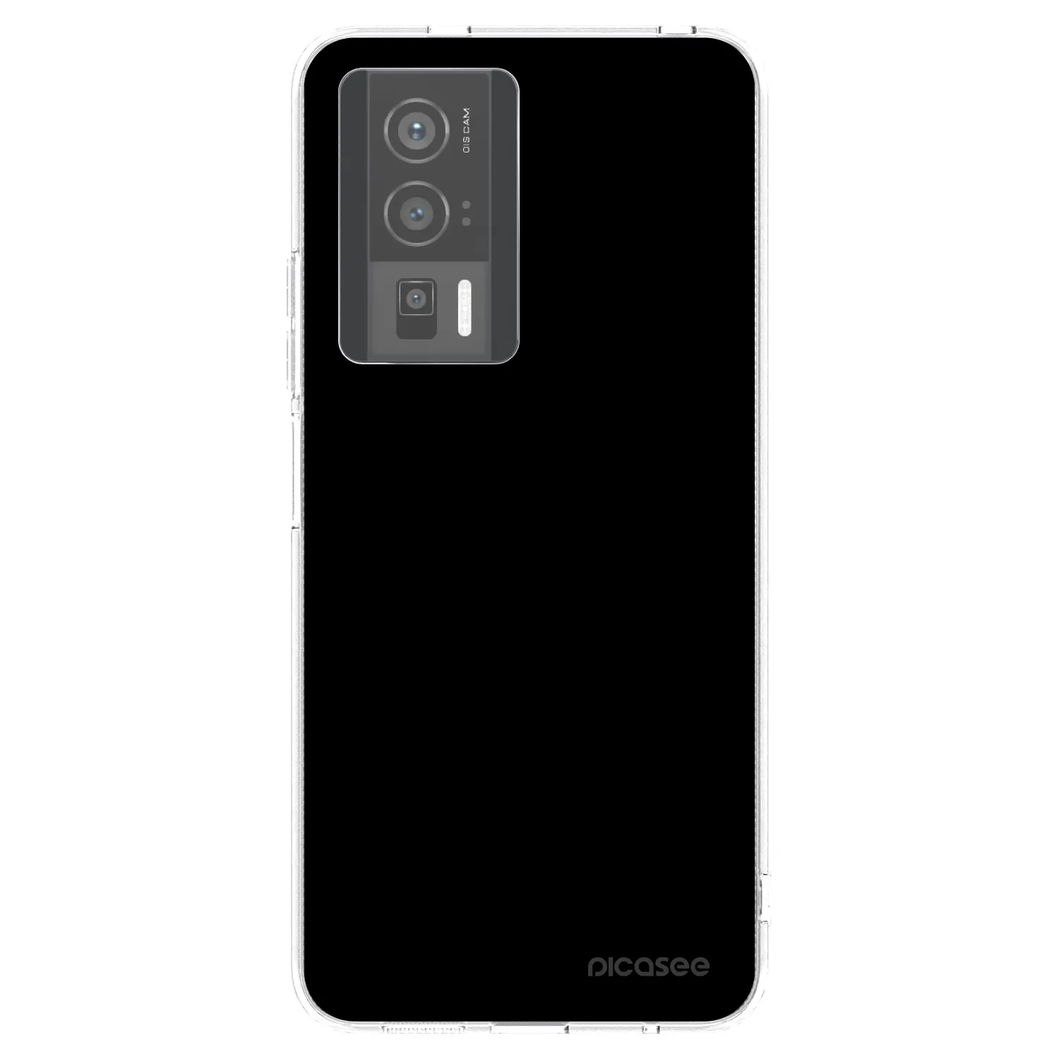 Picasee silikónový prehľadný obal pre Xiaomi Poco F5 Pro 5G - Black Bliss