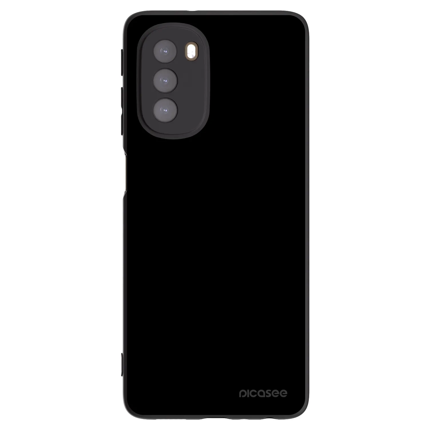 Picasee silikónový čierny obal pre Motorola Moto G51 - Black Bliss