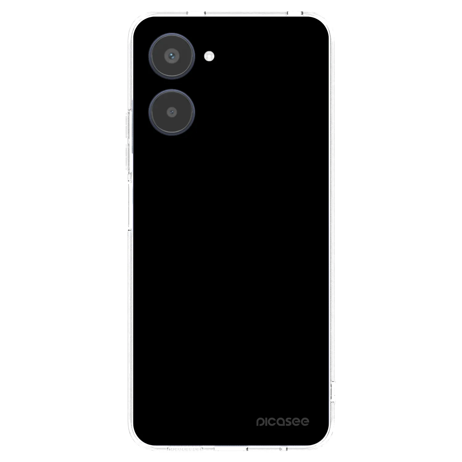 Picasee silikónový prehľadný obal pre Realme 10 4G - Black Bliss