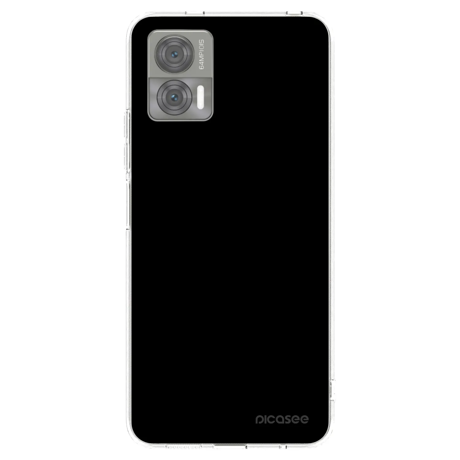 Picasee silikónový prehľadný obal pre Motorola Edge 30 Neo - Black Bliss