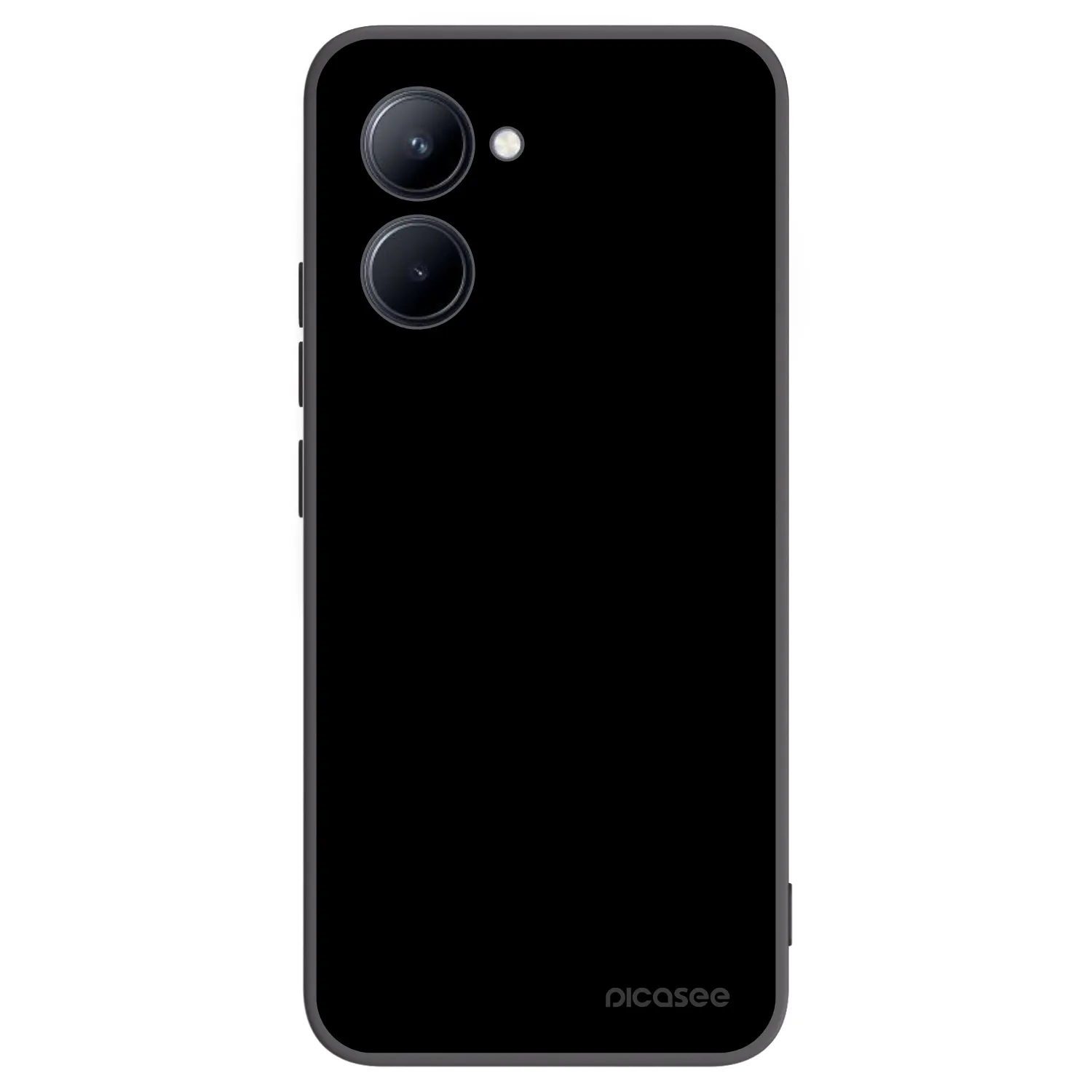 Picasee silikónový čierny obal pre Realme C33 (2023) - Black Bliss