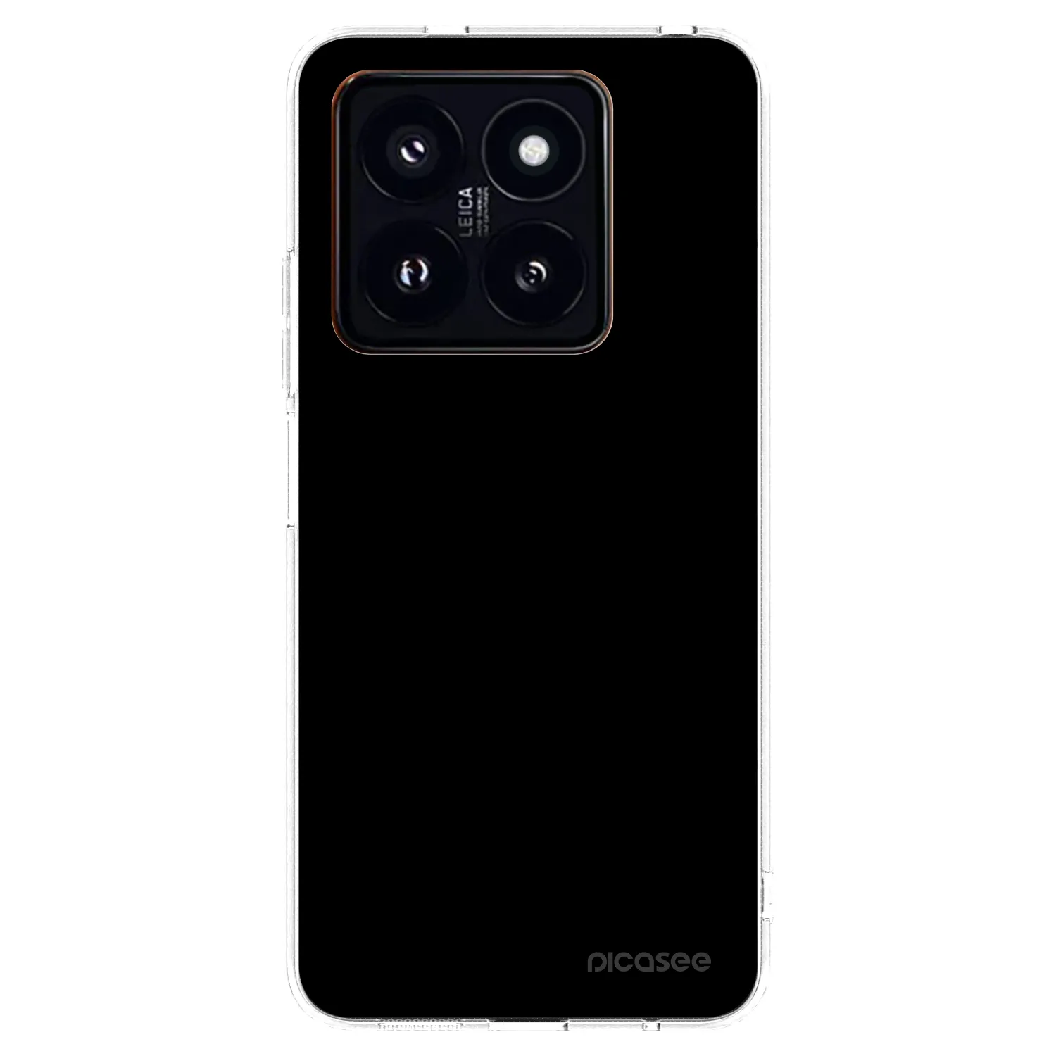 Silikónový prehľadný obal pre Xiaomi 14 Pro - Black Bliss