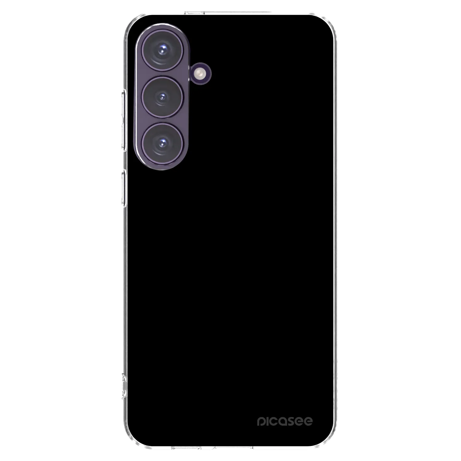 Picasee silikónový prehľadný obal pre Samsung Galaxy S24+ S926B 5G - Black Bliss