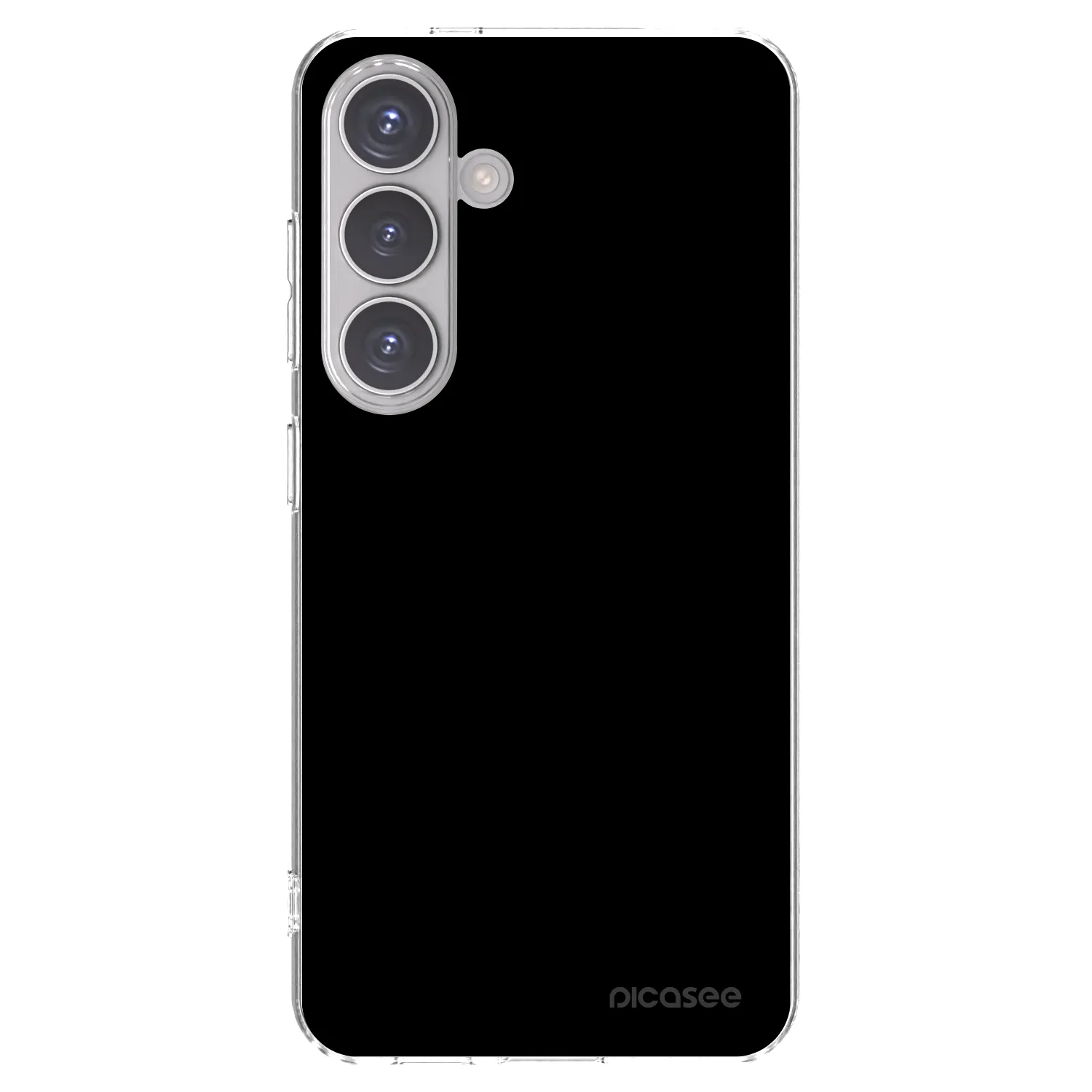 Picasee silikónový prehľadný obal pre Samsung Galaxy S24 S921B 5G - Black Bliss