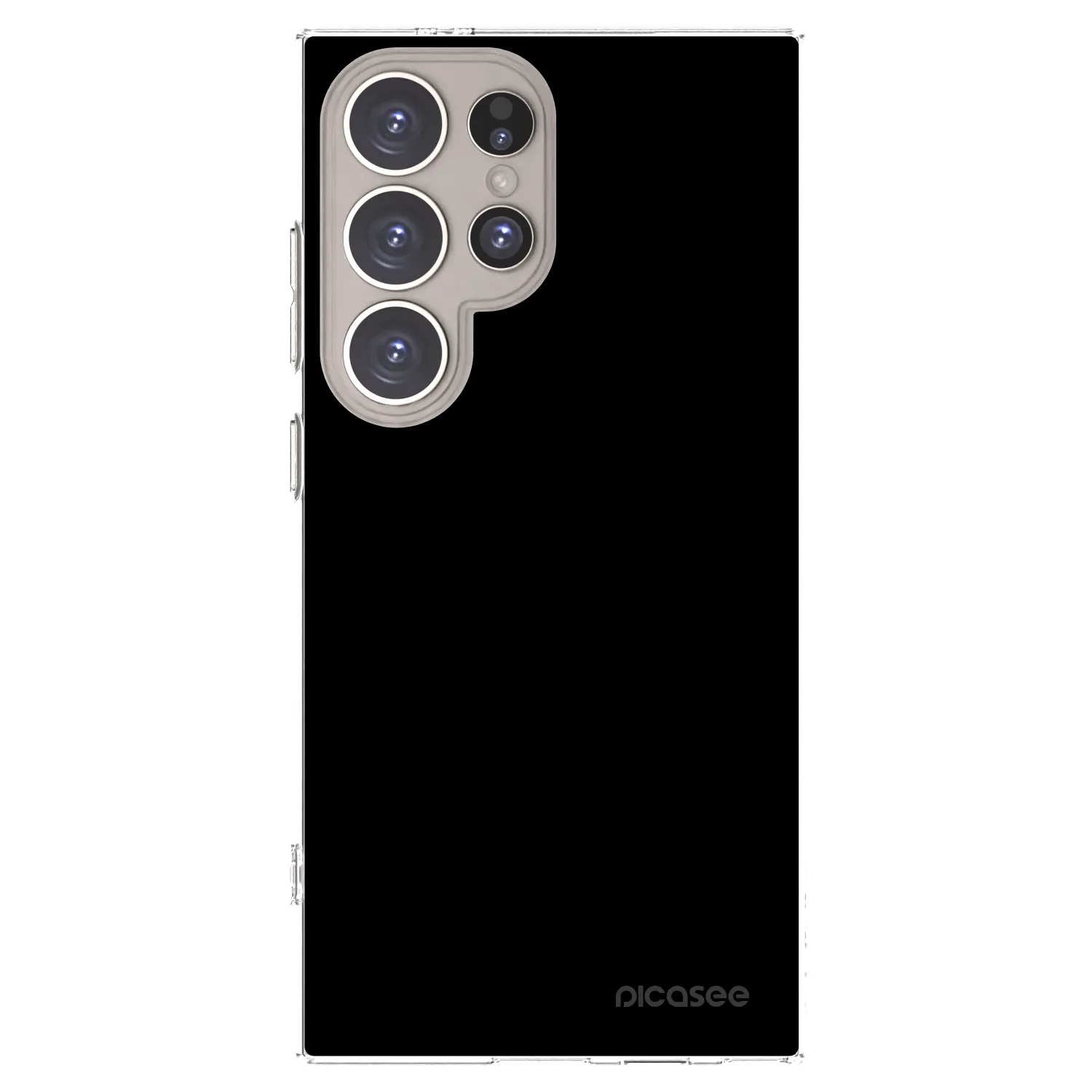 Picasee silikónový prehľadný obal pre Samsung Galaxy S24 Ultra S928B 5G - Black Bliss