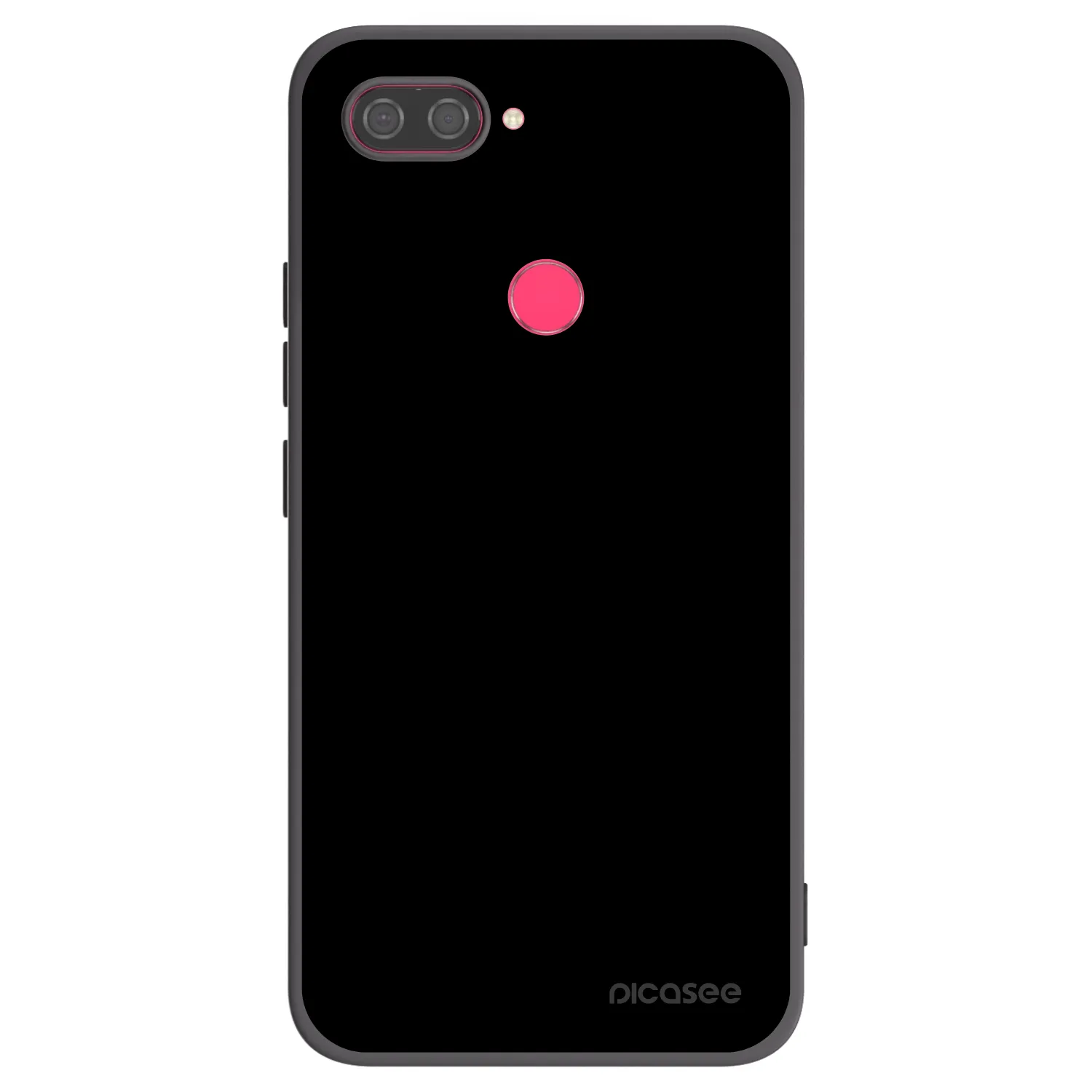 Picasee silikónový čierny obal pre Xiaomi Mi 8 Lite - Black Bliss
