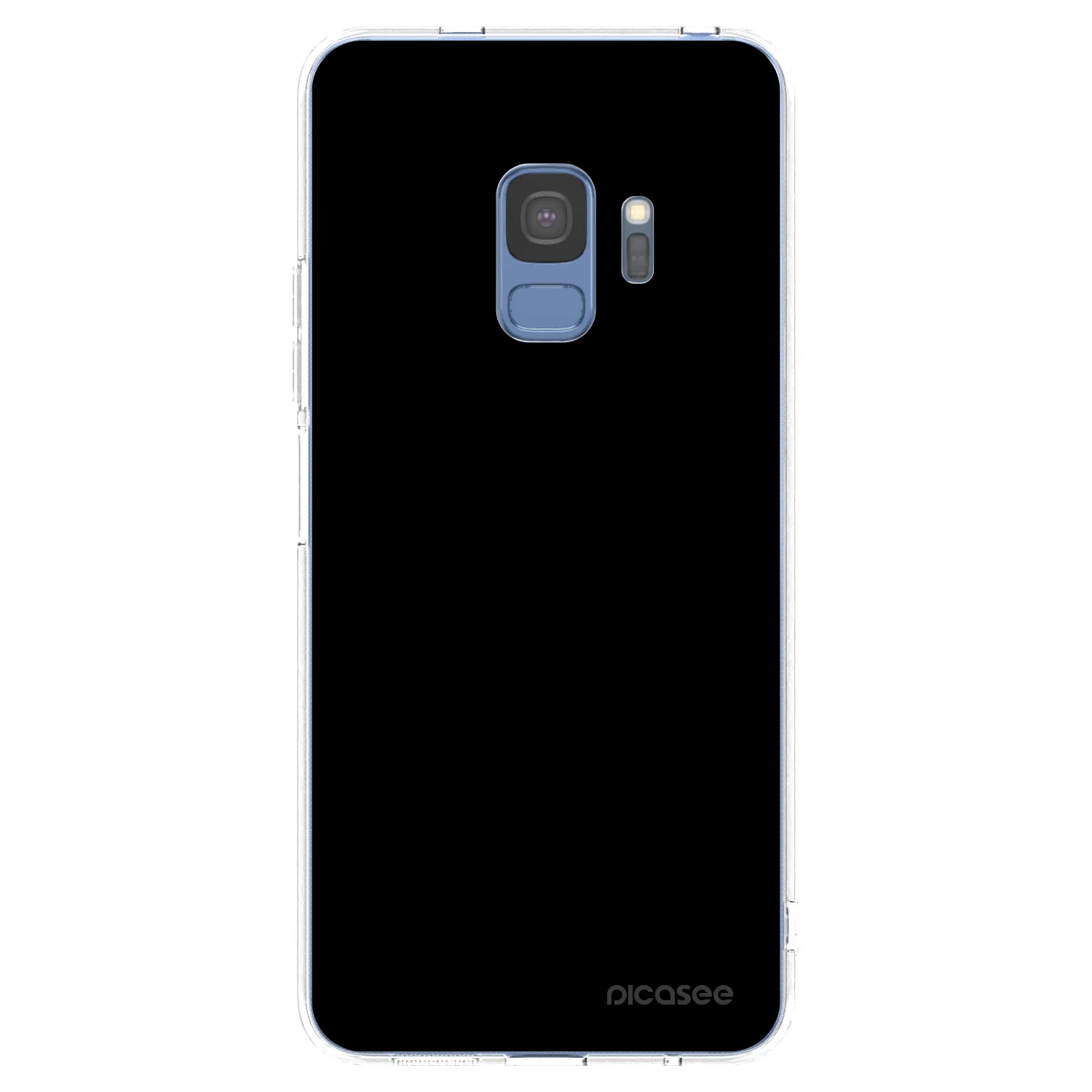 Picasee silikónový prehľadný obal pre Samsung Galaxy S9 G960F - Black Bliss