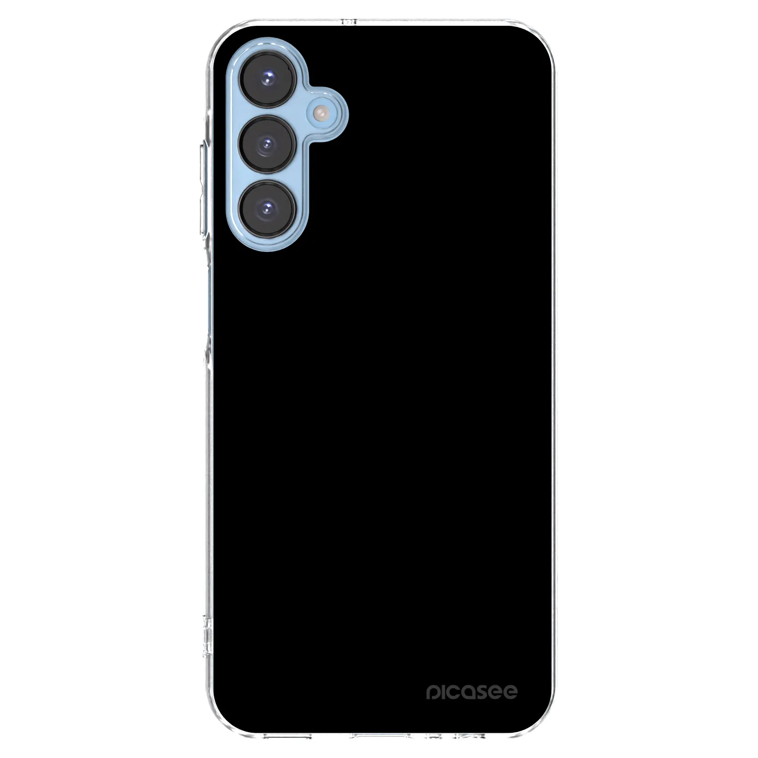 Picasee silikónový prehľadný obal pre Samsung Galaxy A15 A156B 5G - Black Bliss