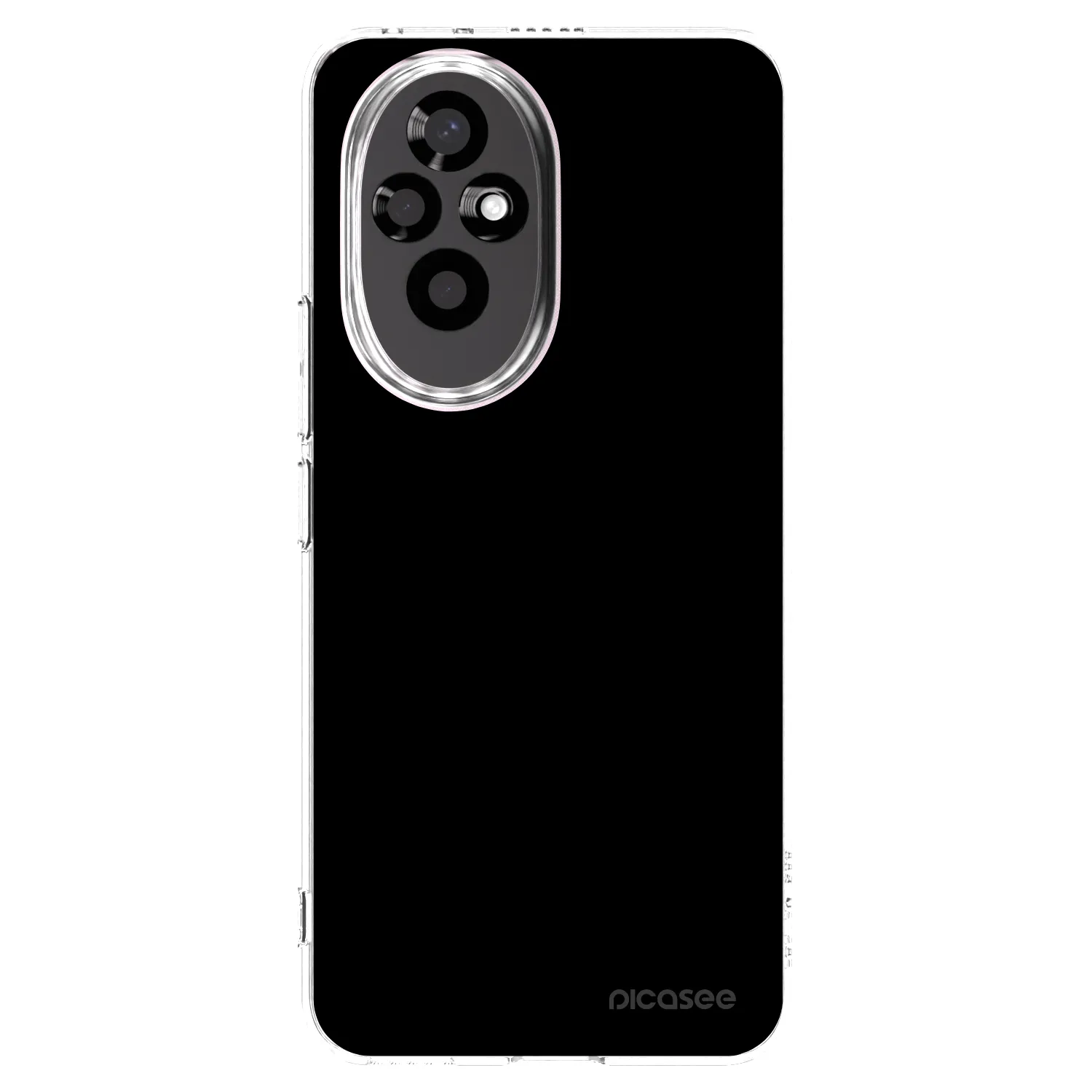 Picasee silikónový prehľadný obal pre Honor 200 Pro 5G - Black Bliss
