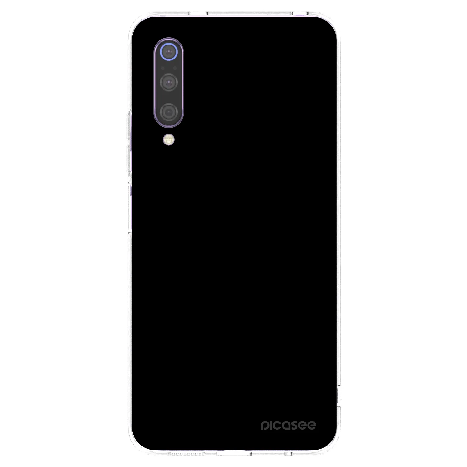 Picasee silikónový prehľadný obal pre Xiaomi Mi 9 - Black Bliss