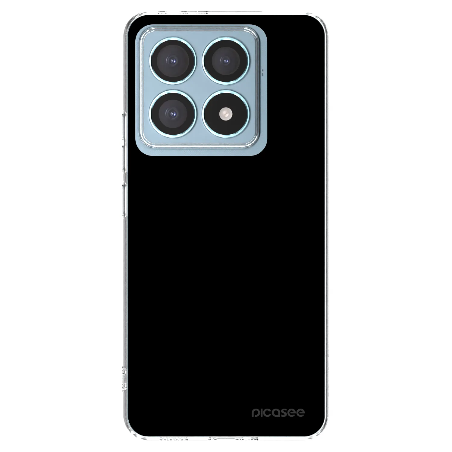 Picasee silikónový prehľadný obal pre Xiaomi 14T Pro - Black Bliss