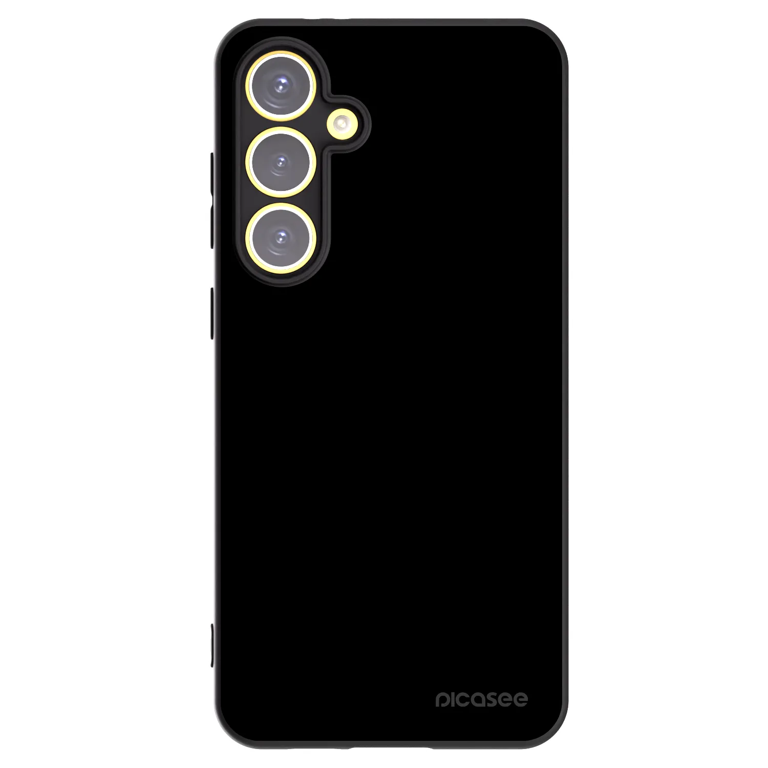Picasee silikónový čierny obal pre Samsung Galaxy S24 FE S721B - Black Bliss