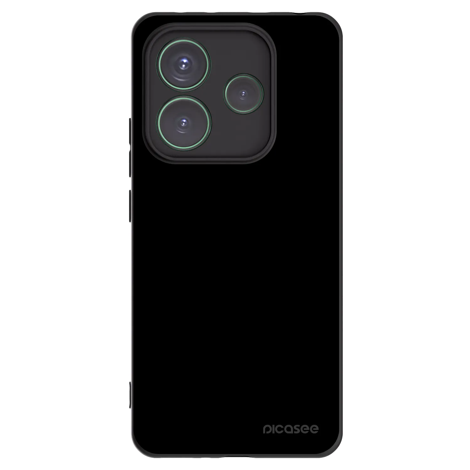 Picasee silikónový čierny obal pre Xiaomi Redmi Note 14 5G - Black Bliss