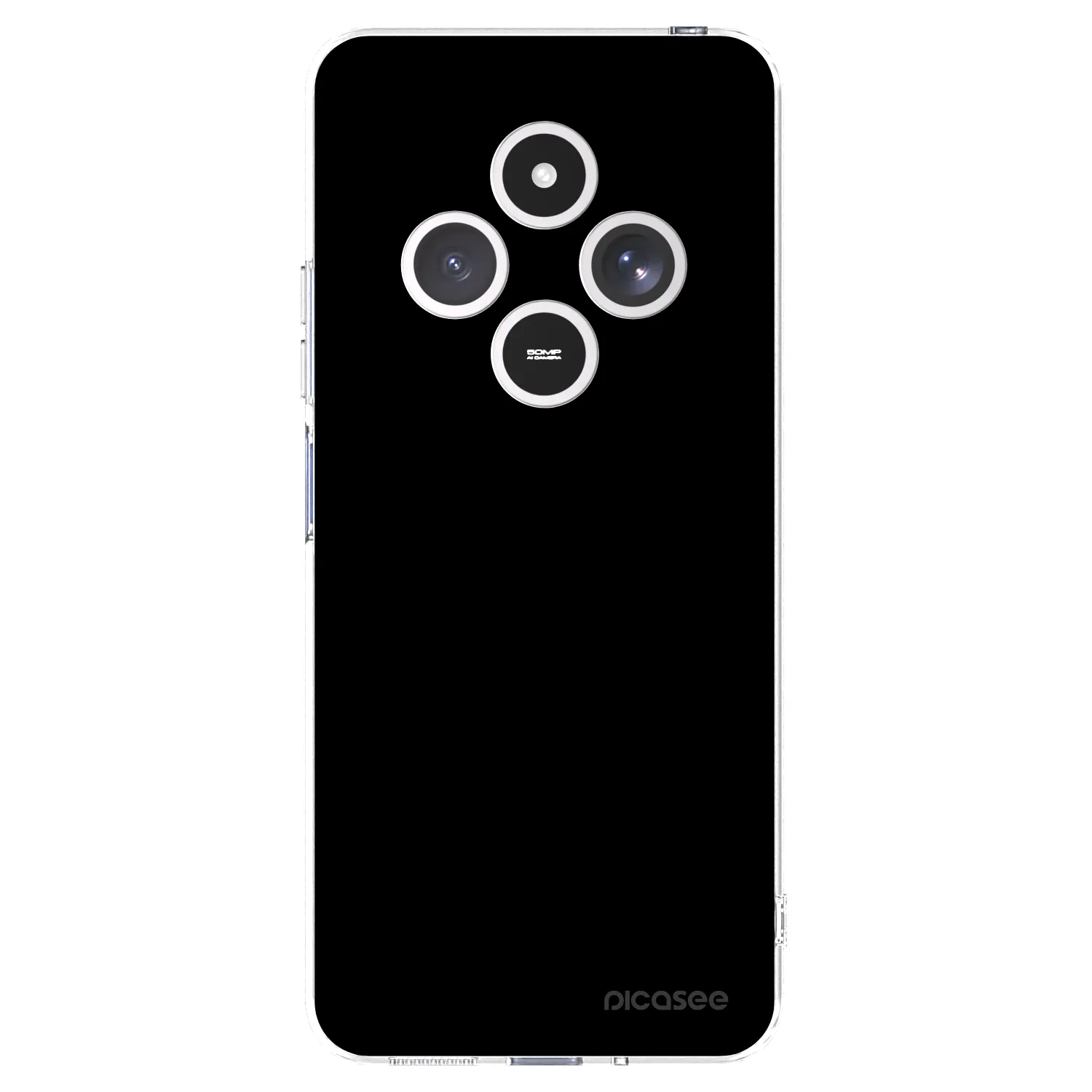 Picasee silikónový prehľadný obal pre Xiaomi Redmi 14C - Black Bliss