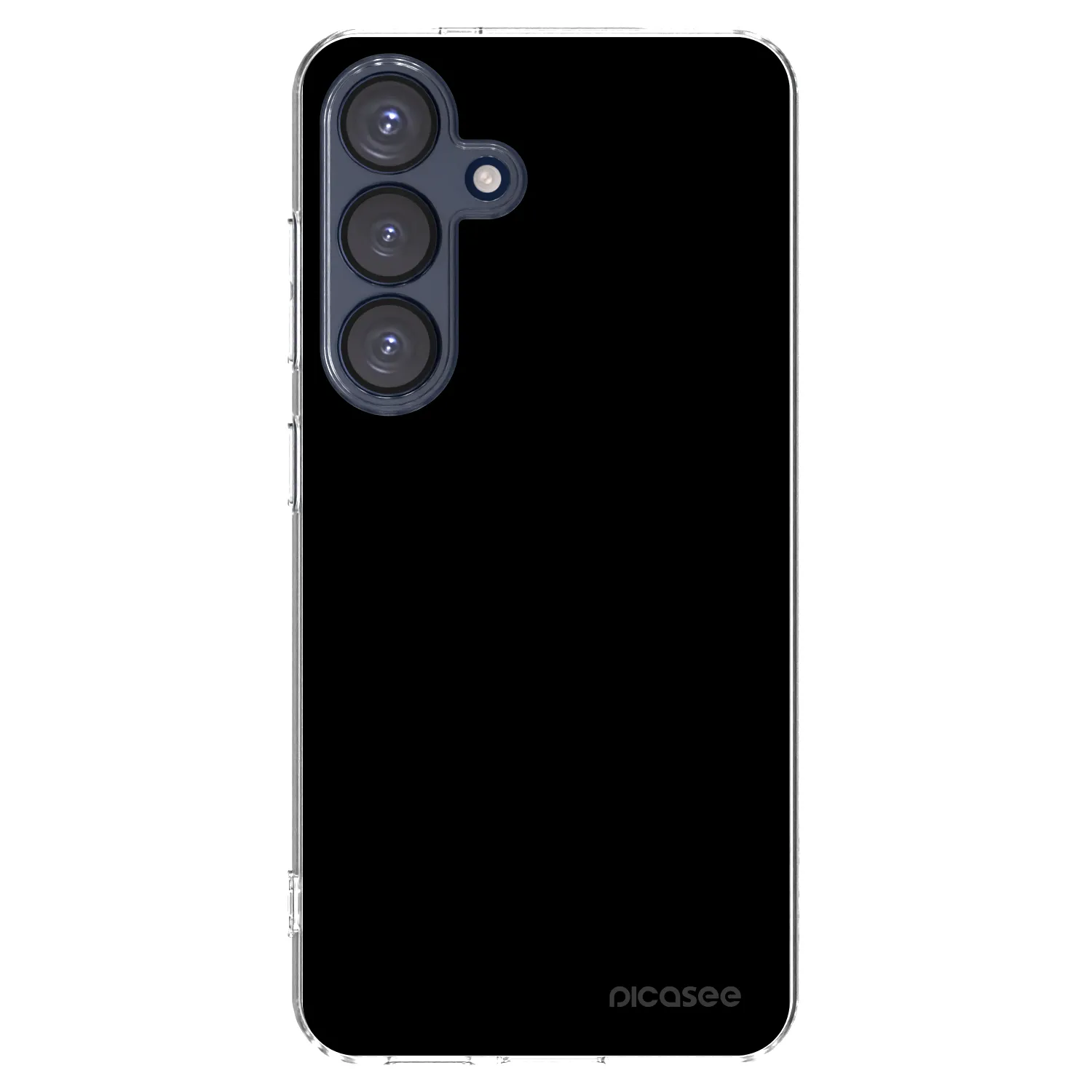 Picasee silikónový prehľadný obal pre Samsung Galaxy S25 5G - Black Bliss