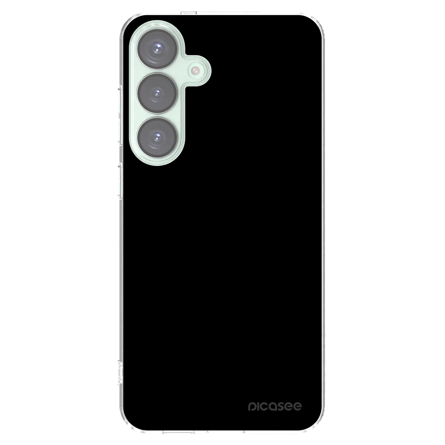 Picasee silikónový prehľadný obal pre Samsung Galaxy S25+ 5G - Black Bliss