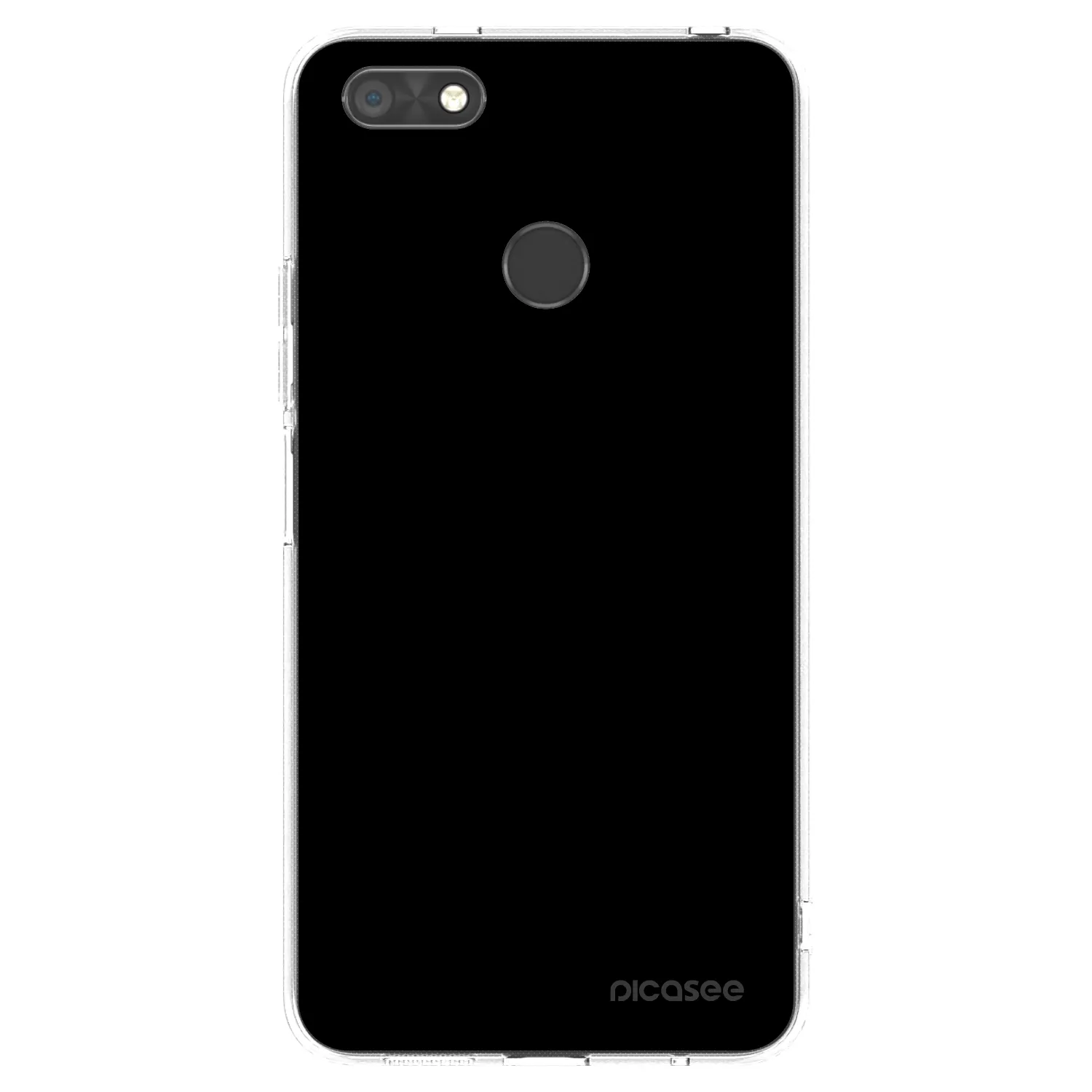 Picasee silikónový prehľadný obal pre Huawei P9 Lite Mini - Black Bliss