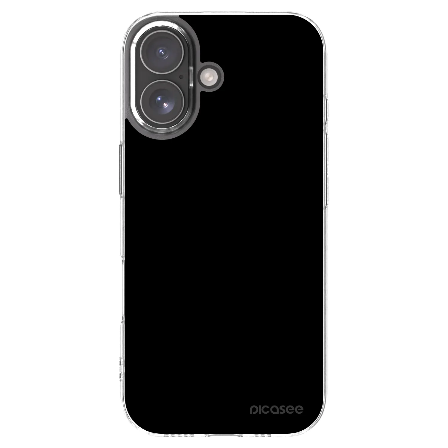Picasee silikónový prehľadný obal pre Apple iPhone 17 - Black Bliss