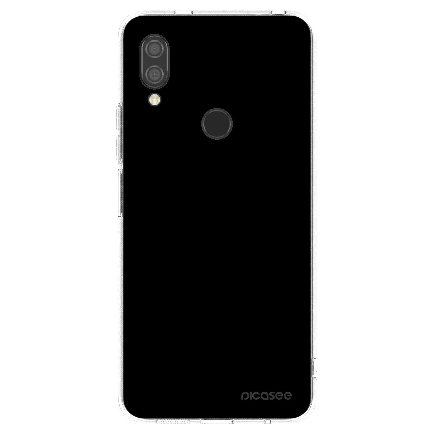 Picasee silikónový prehľadný obal pre Xiaomi Redmi 7 - Black Bliss