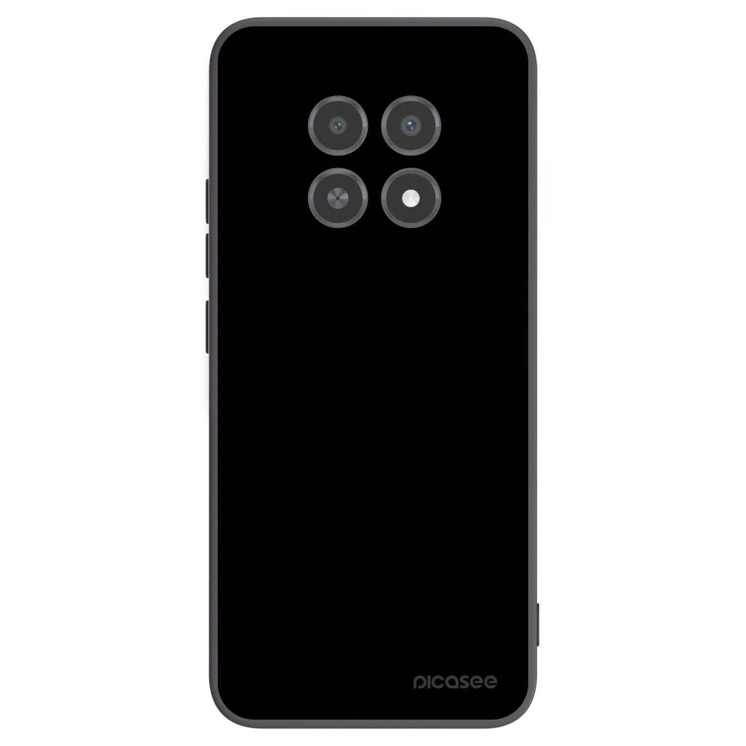 Picasee silikónový čierny obal pre Realme 12X - Black Bliss