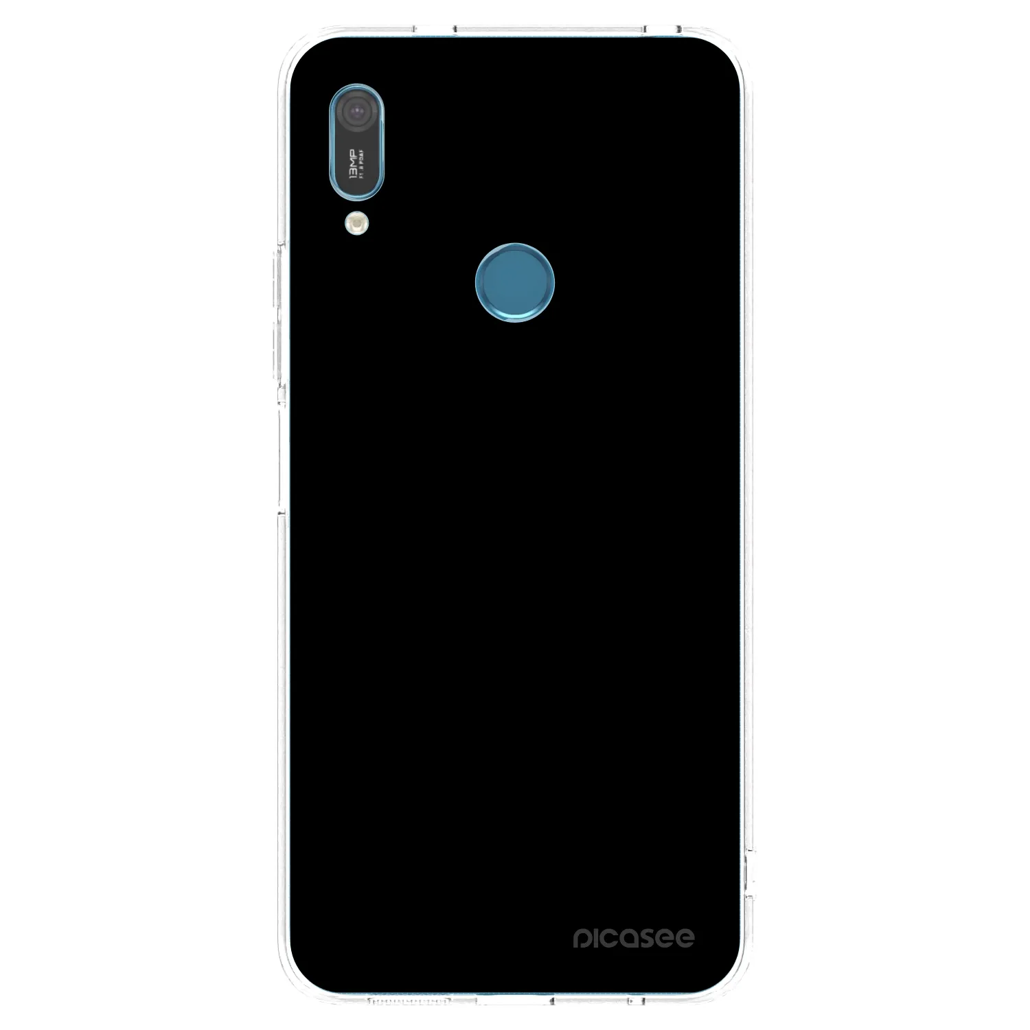 Picasee silikónový prehľadný obal pre Huawei Y6 2019 - Black Bliss